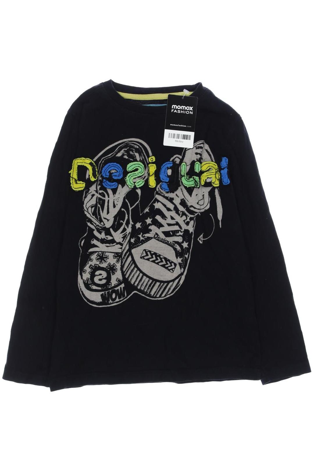 

Desigual Herren Langarmshirt, schwarz, Gr. 128