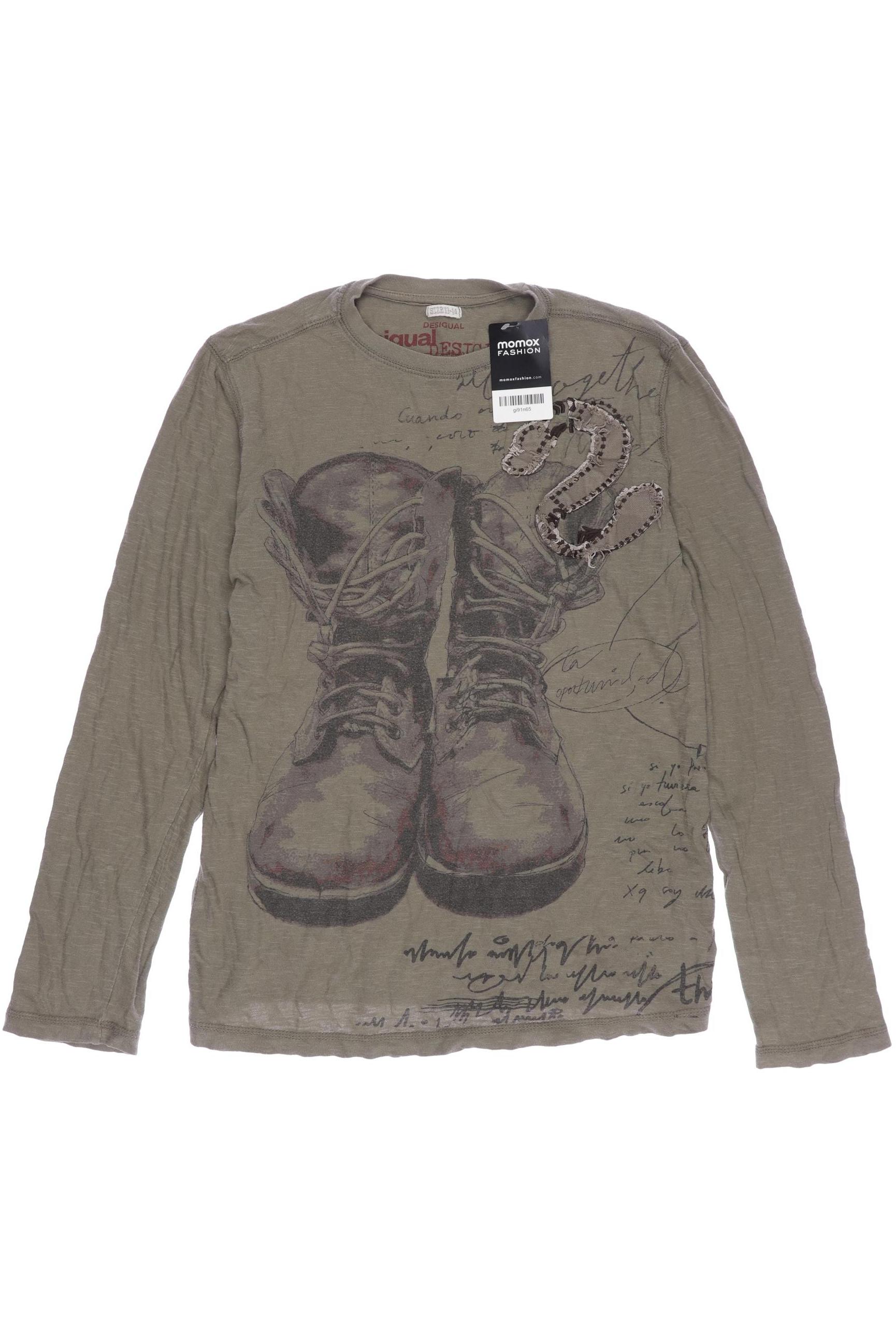 

Desigual Herren Langarmshirt, grün, Gr. 164