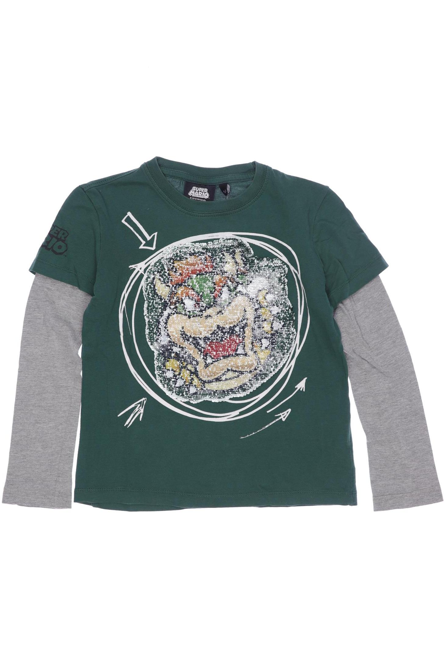 

Desigual Herren Langarmshirt, grün, Gr. 116