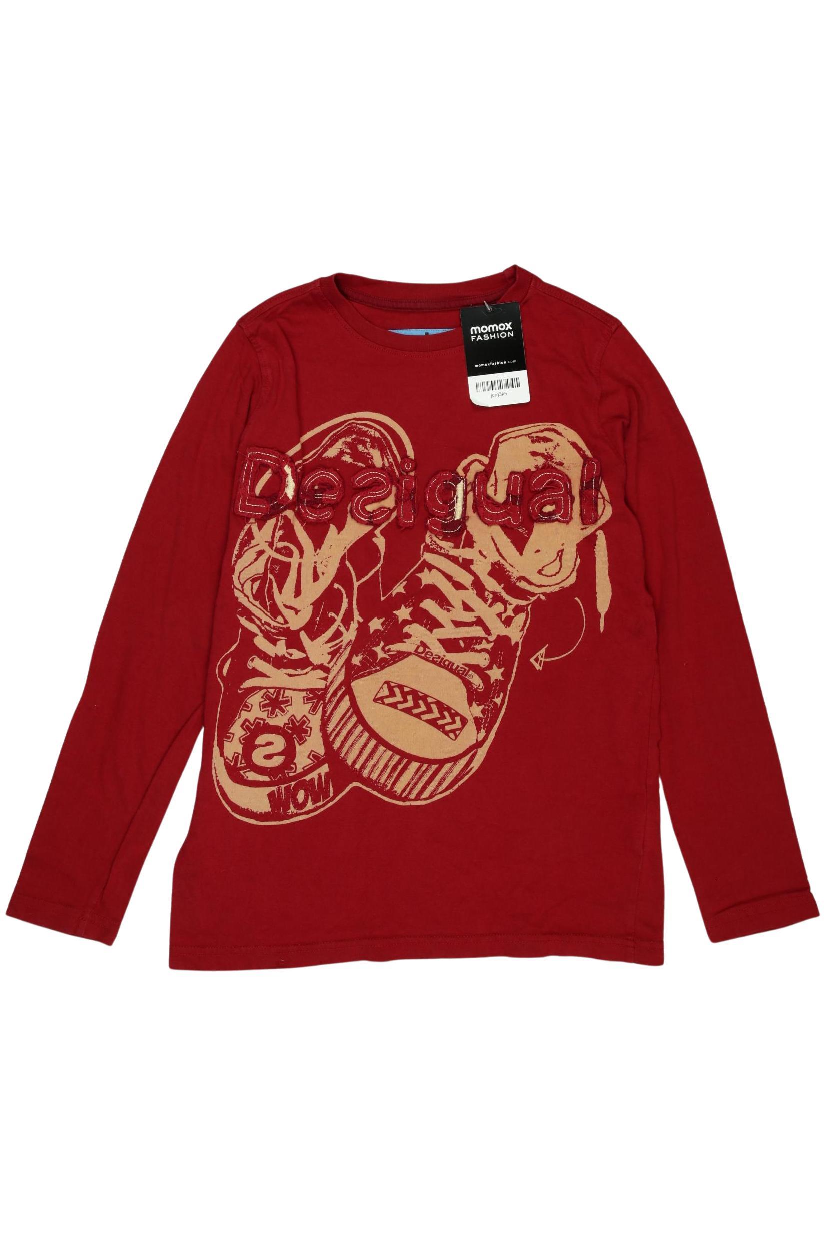 

Desigual Herren Langarmshirt, rot, Gr. 152