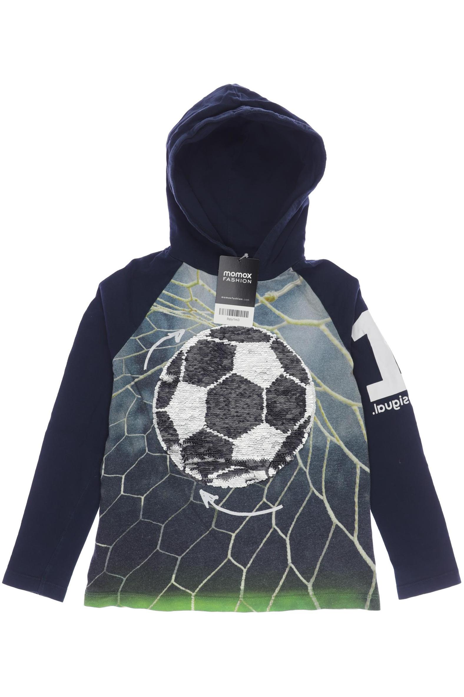 

Desigual Herren Langarmshirt, marineblau, Gr. 122