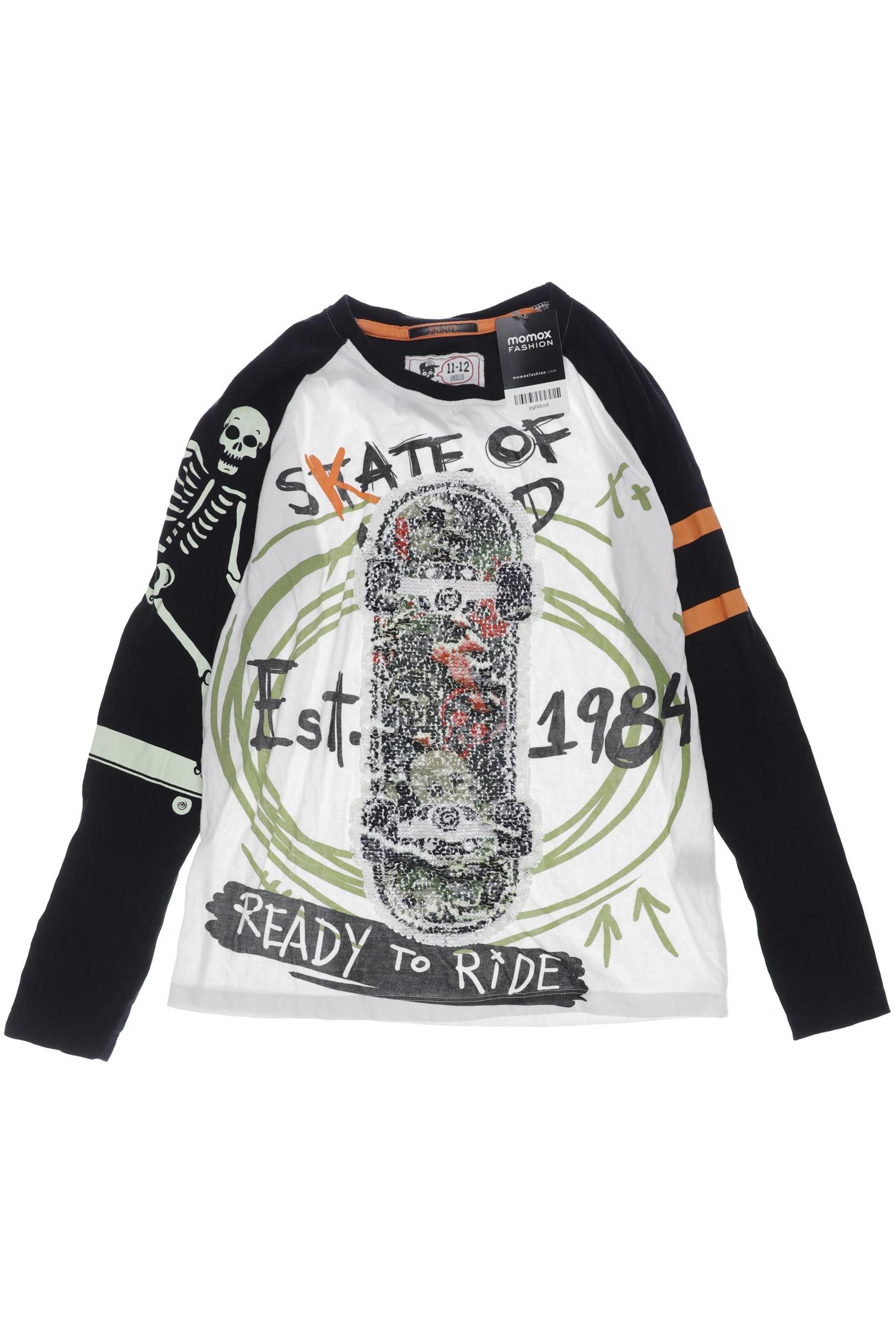 

Desigual Herren Langarmshirt, weiß, Gr. 152