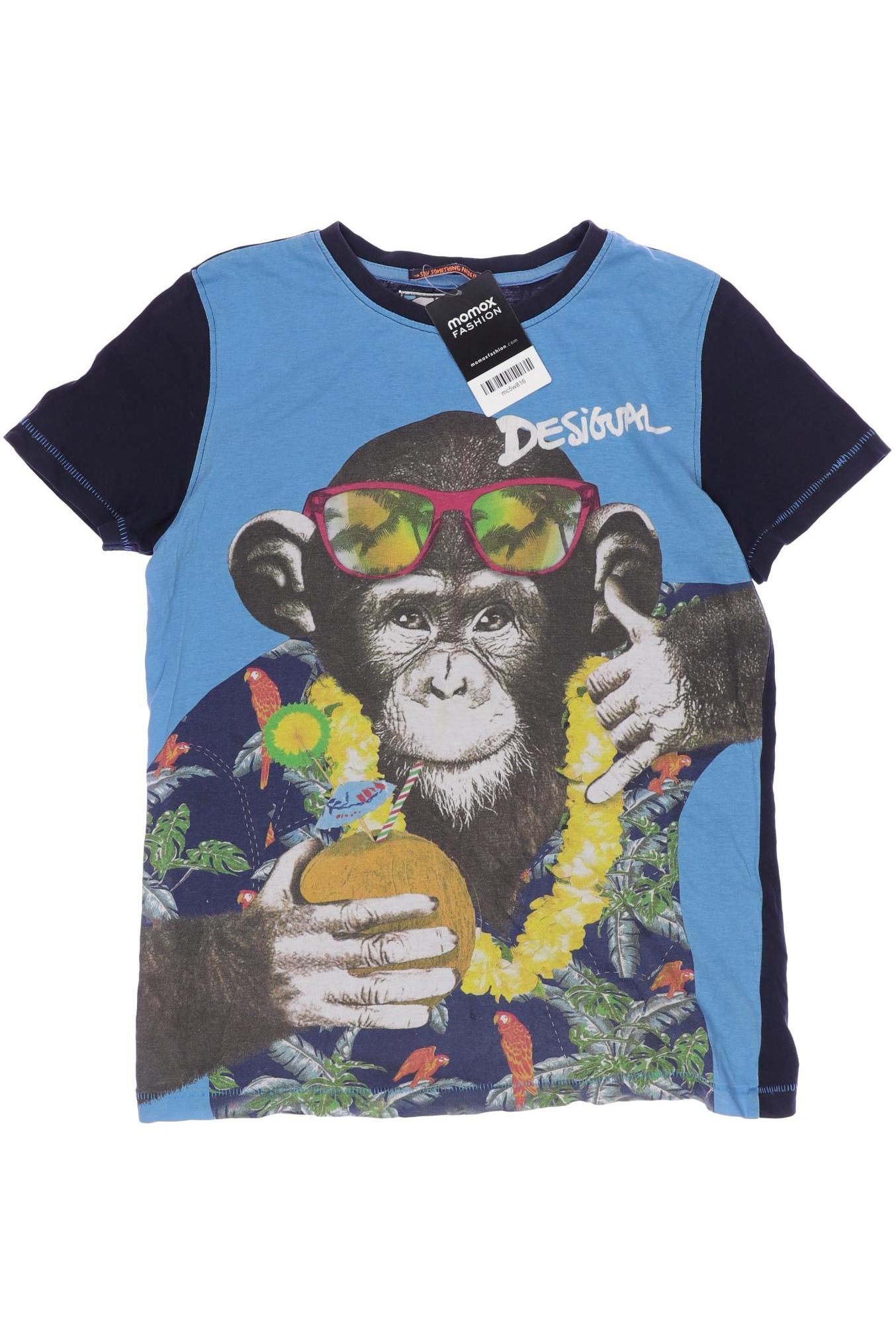 

Desigual Herren T-Shirt, marineblau, Gr. 152