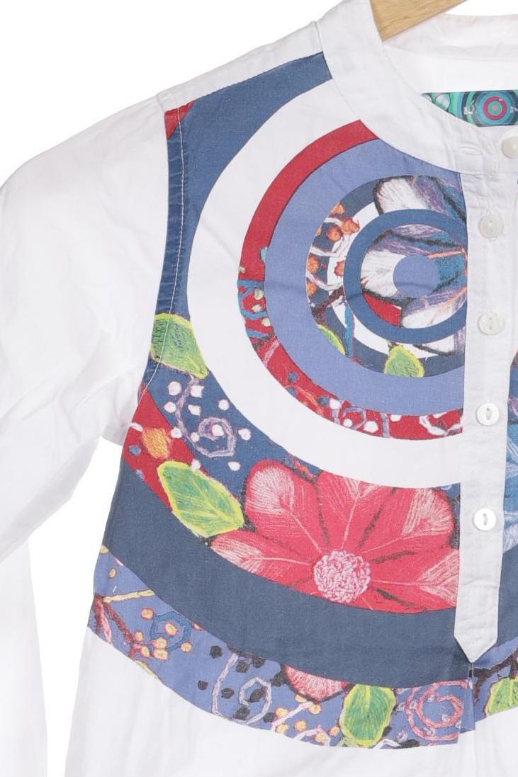 Thumbnail - Desigual Mädchen Bluse, weiß, Gr. 134