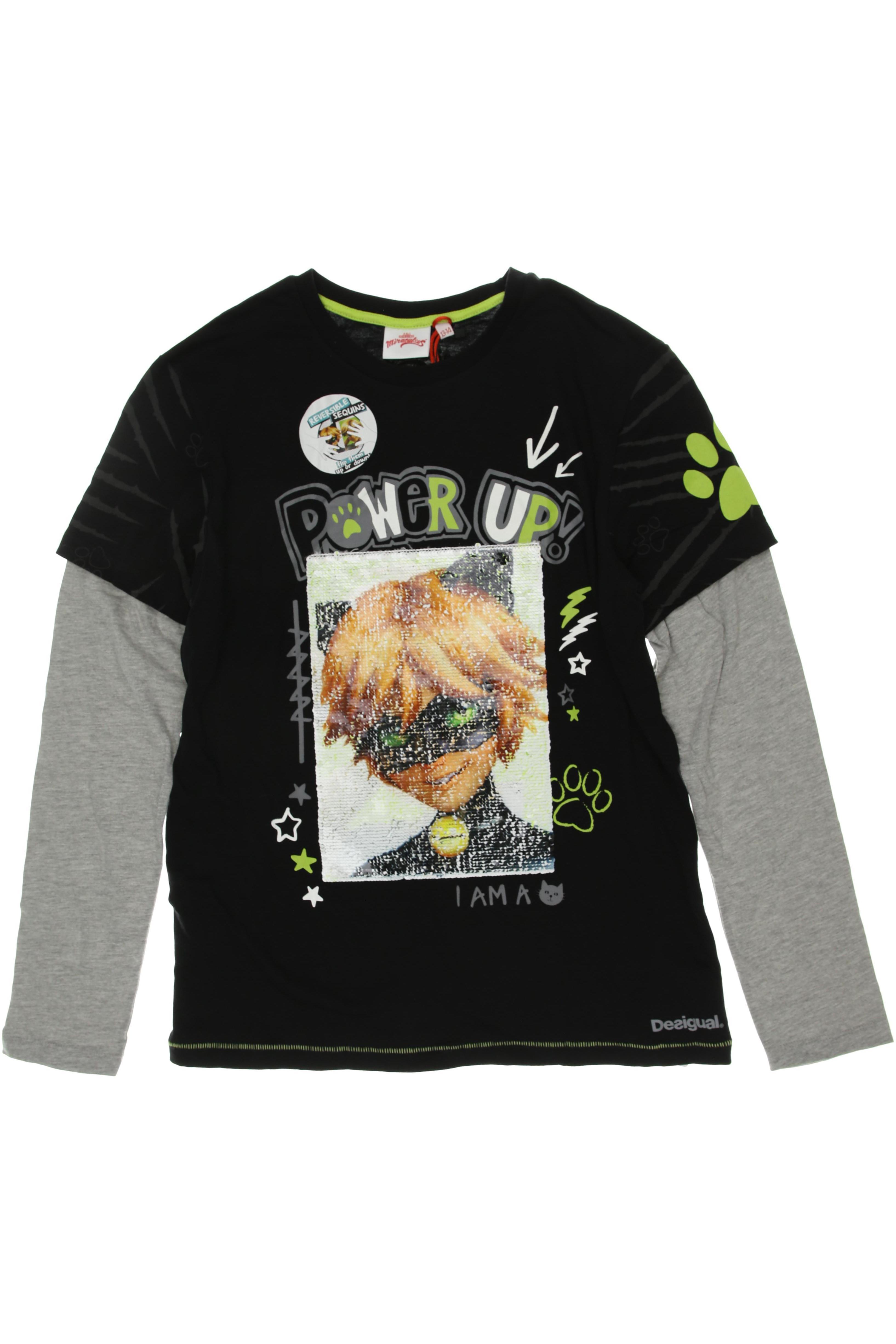 

Desigual Mädchen Langarmshirt, schwarz, Gr.