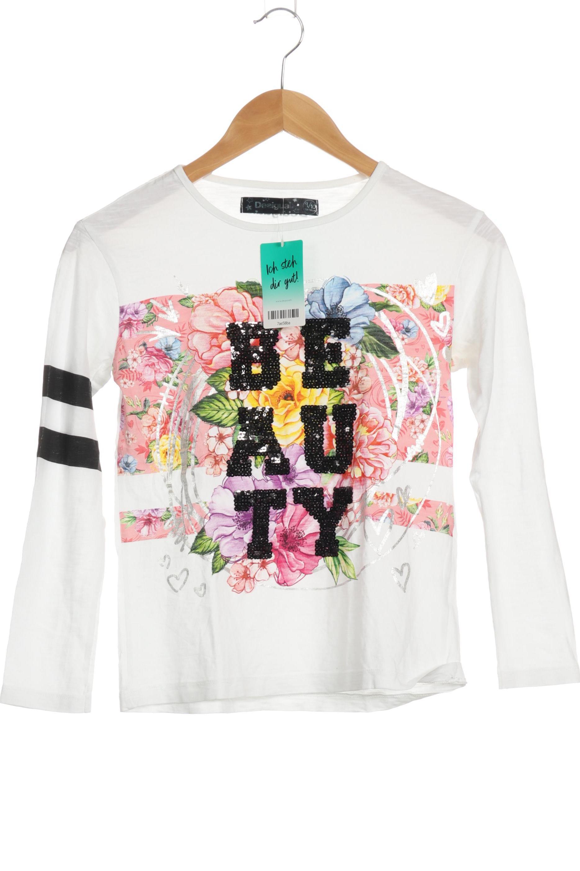 

Desigual Mädchen Langarmshirt, weiß, Gr.