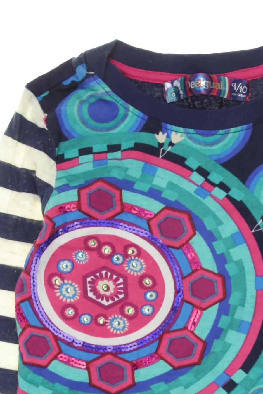 Thumbnail - Desigual Mädchen Langarmshirt, blau, Gr. 134