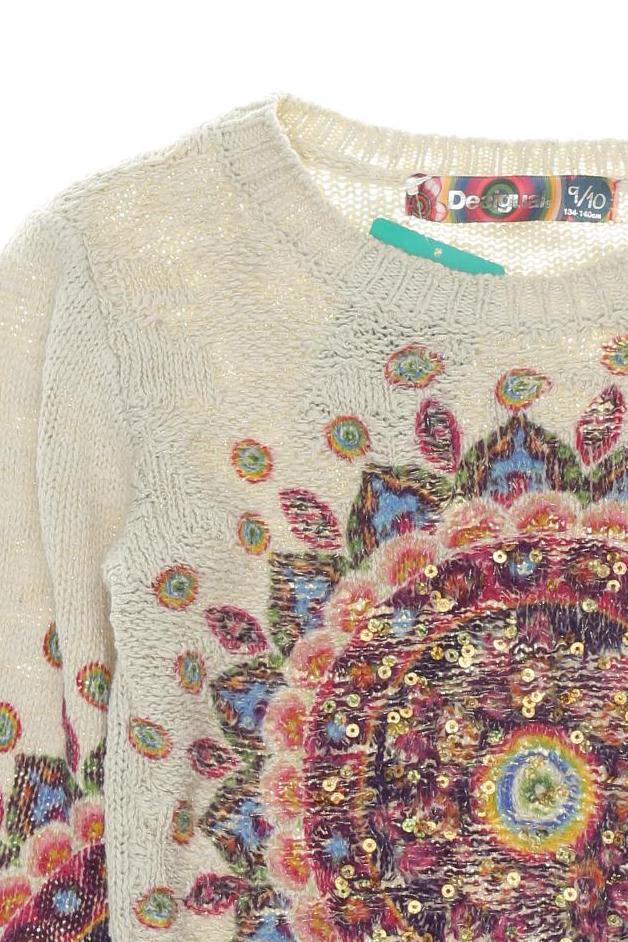 Thumbnail - Desigual Mädchen Pullover, beige, Gr. 134