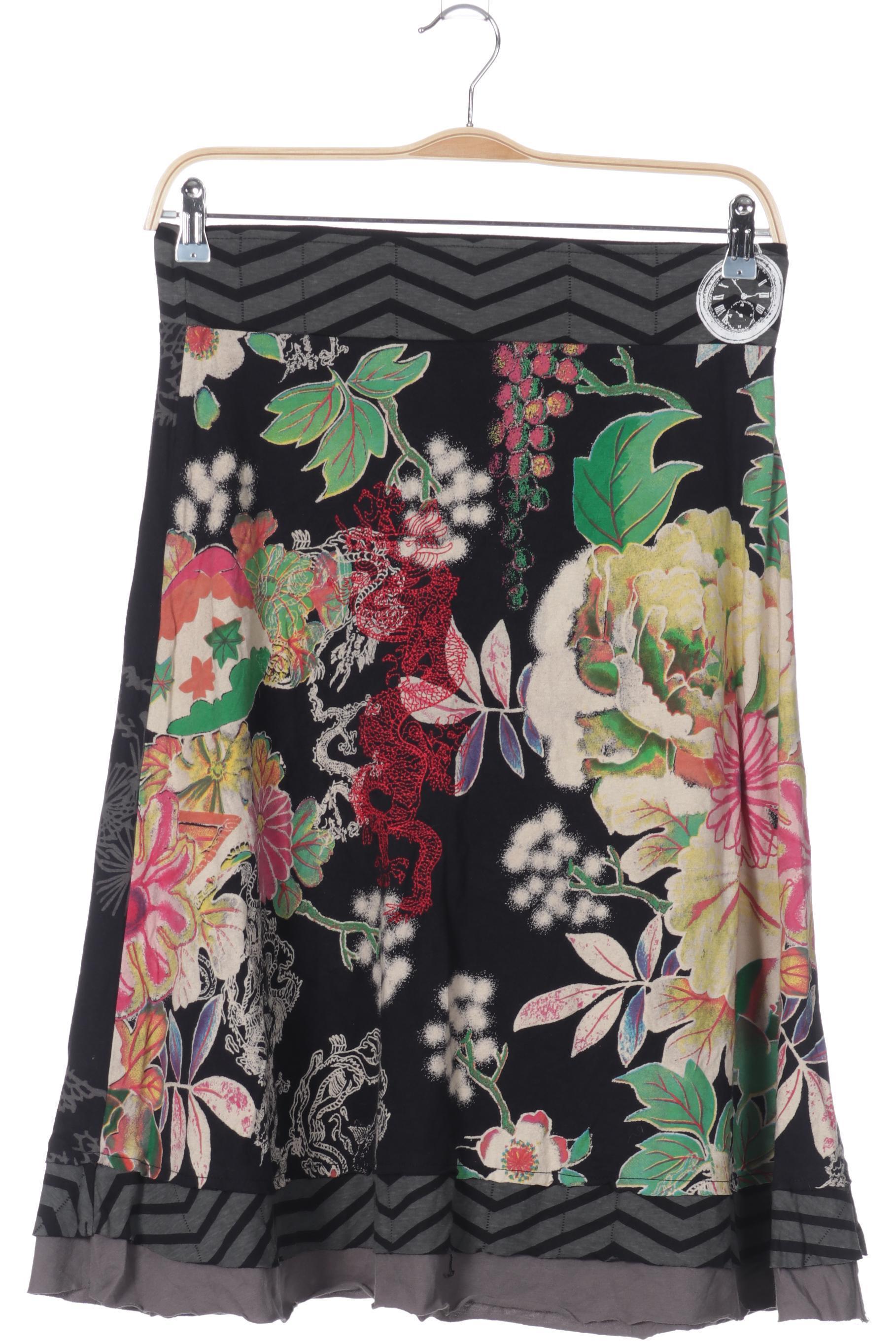 

Desigual Damen Rock, schwarz, Gr.