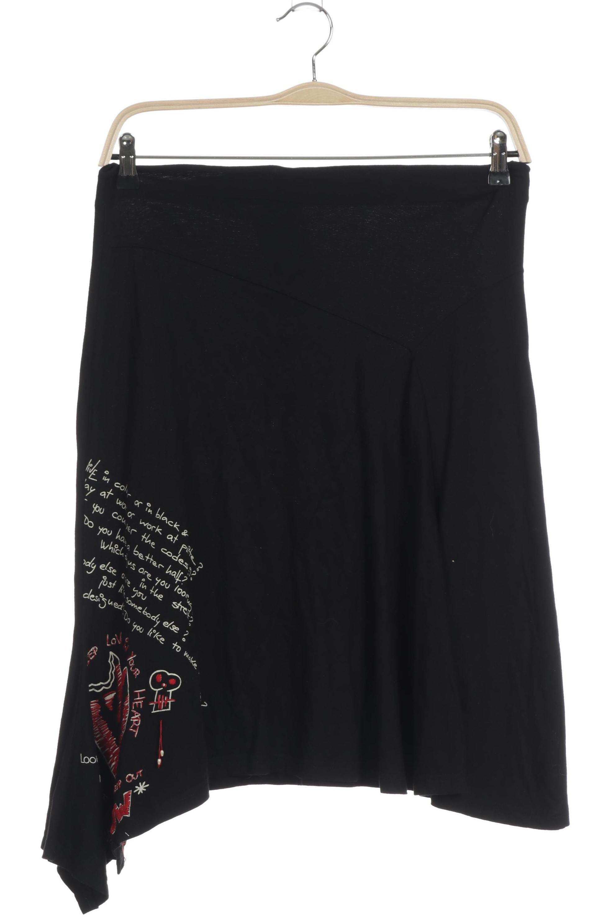 

Desigual Damen Rock, schwarz, Gr.