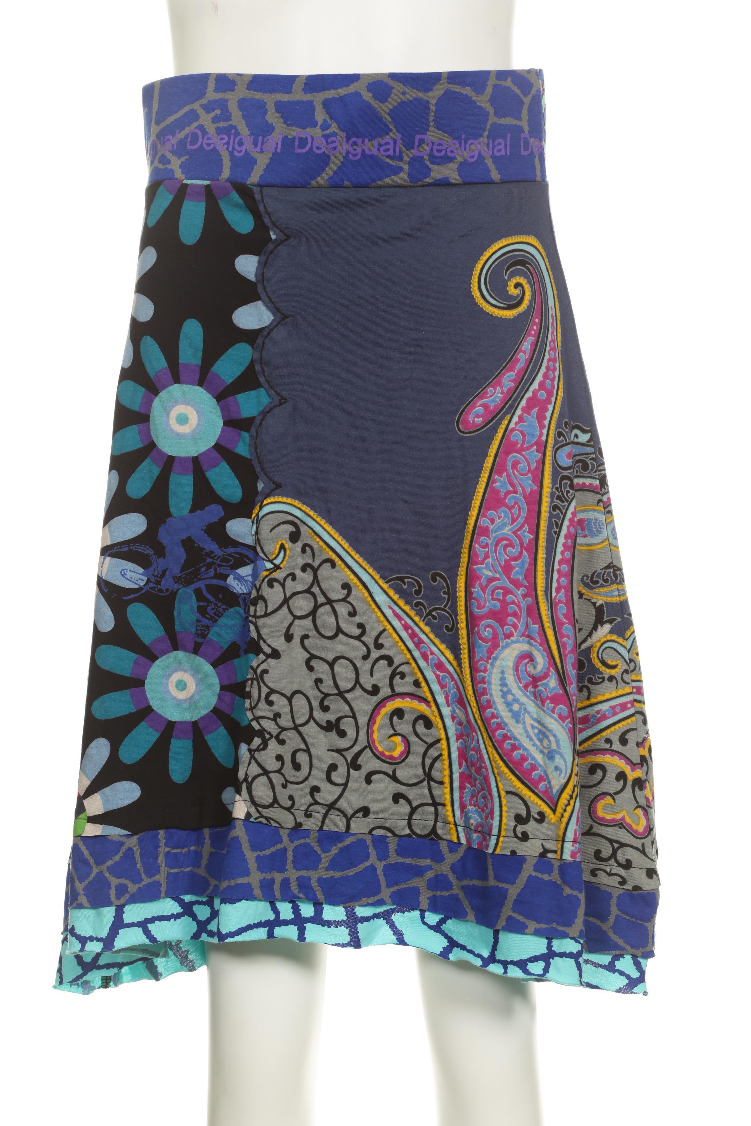 

Desigual Damen Rock, blau, Gr.