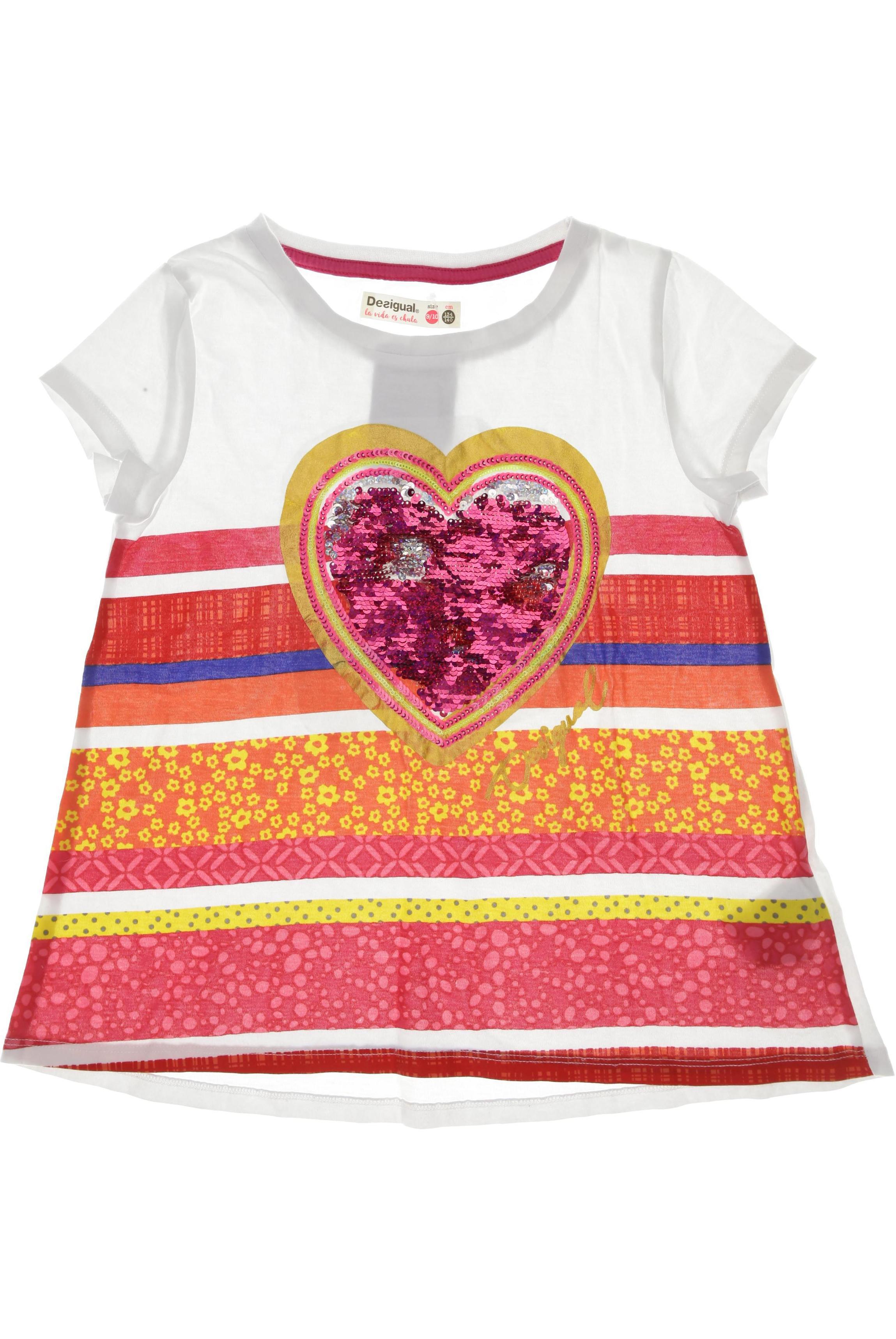 

Desigual Mädchen T-Shirt, weiß, Gr. 134