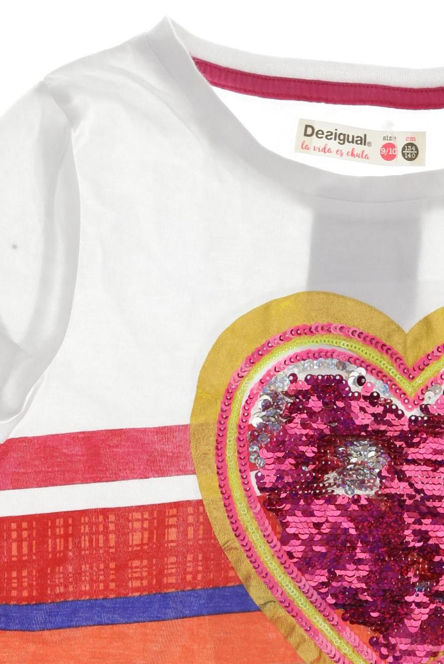 Thumbnail - Desigual Mädchen T-Shirt, weiß, Gr. 134