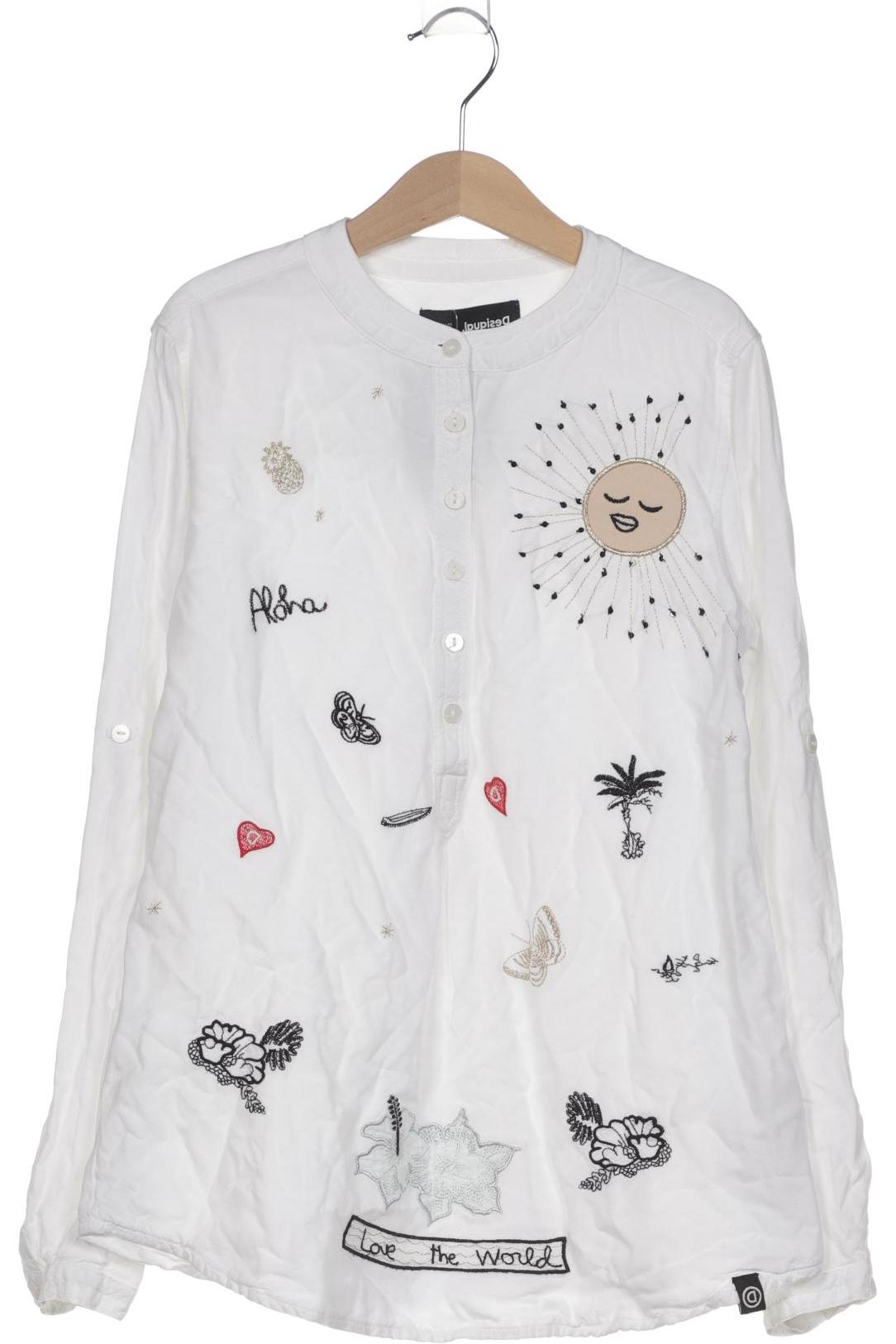 

Desigual Damen Bluse, weiß, Gr. 146/152