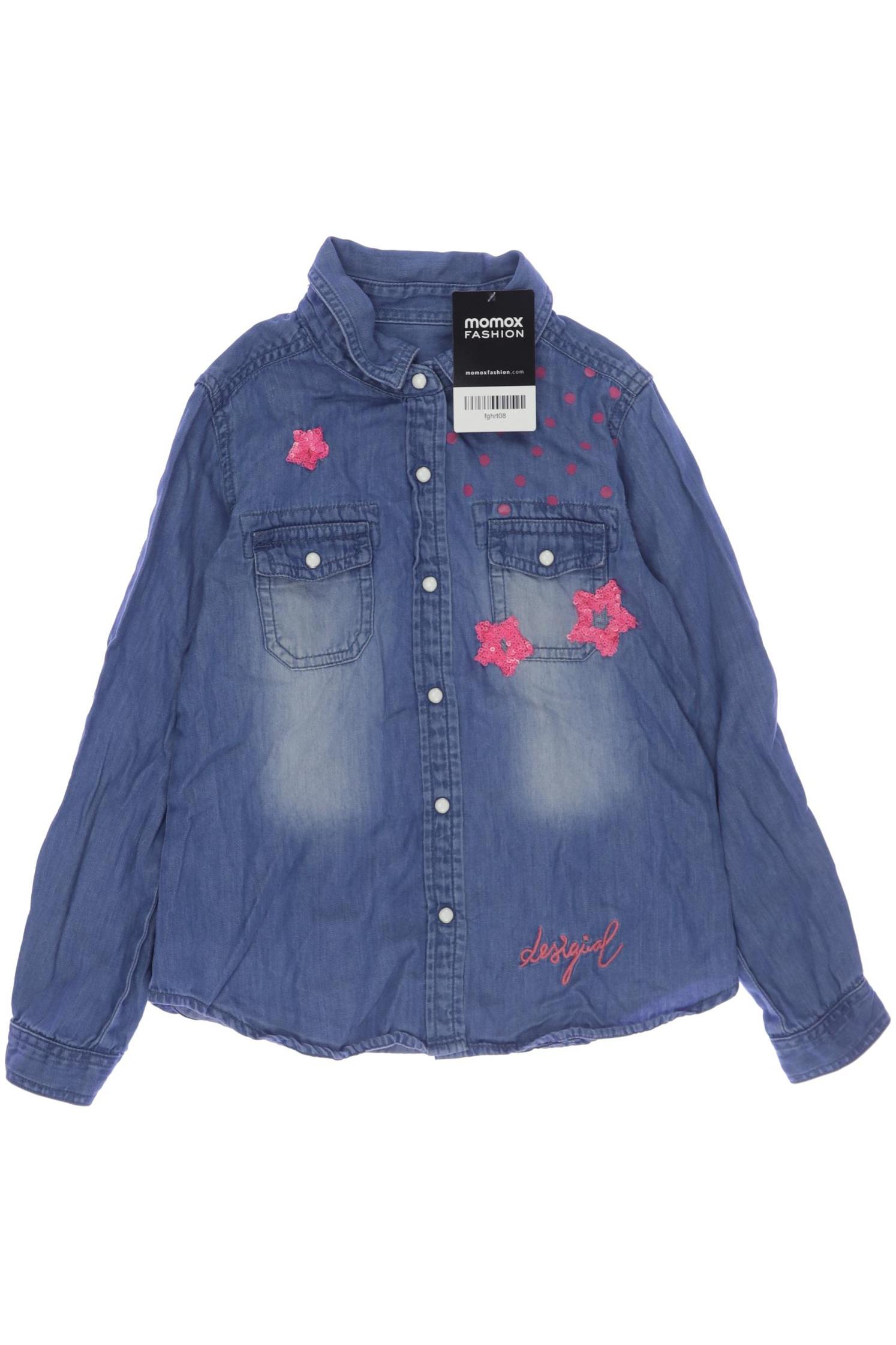 

Desigual Mädchen Bluse, blau