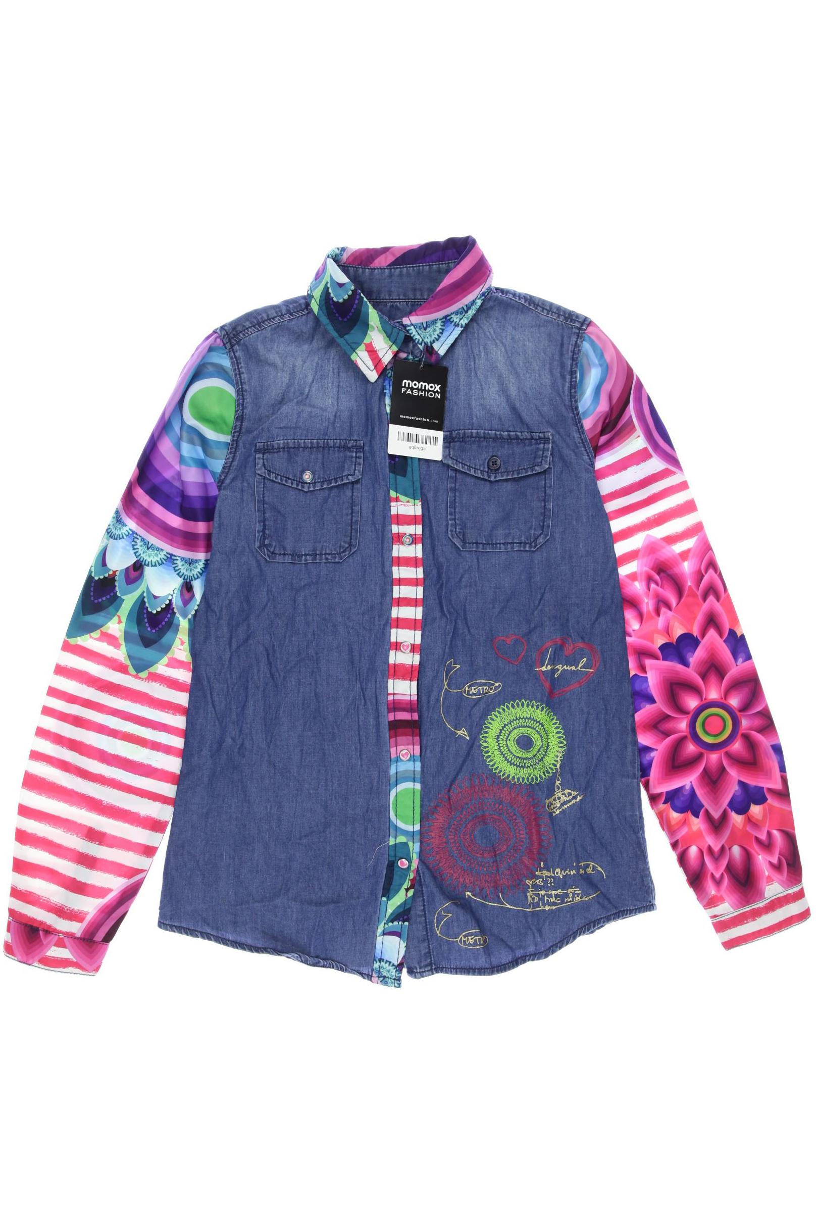 

Desigual Damen Bluse, blau, Gr. 158/164