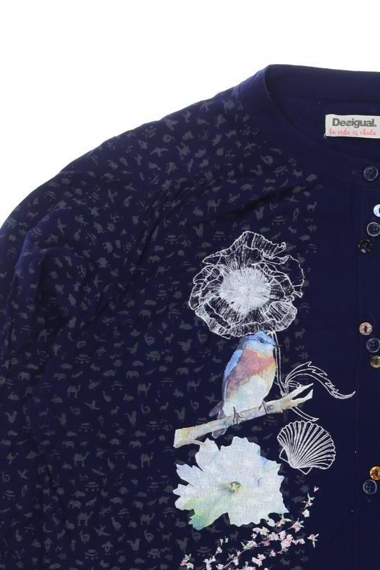 Thumbnail - Desigual Damen Bluse, marineblau, Gr. 158/164