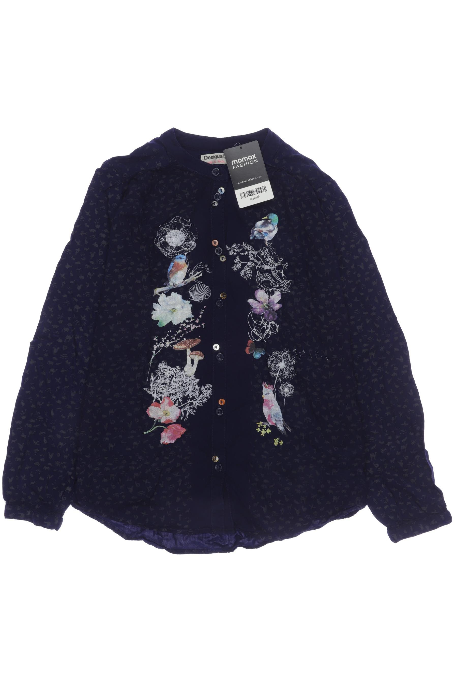 

Desigual Damen Bluse, marineblau, Gr. 146