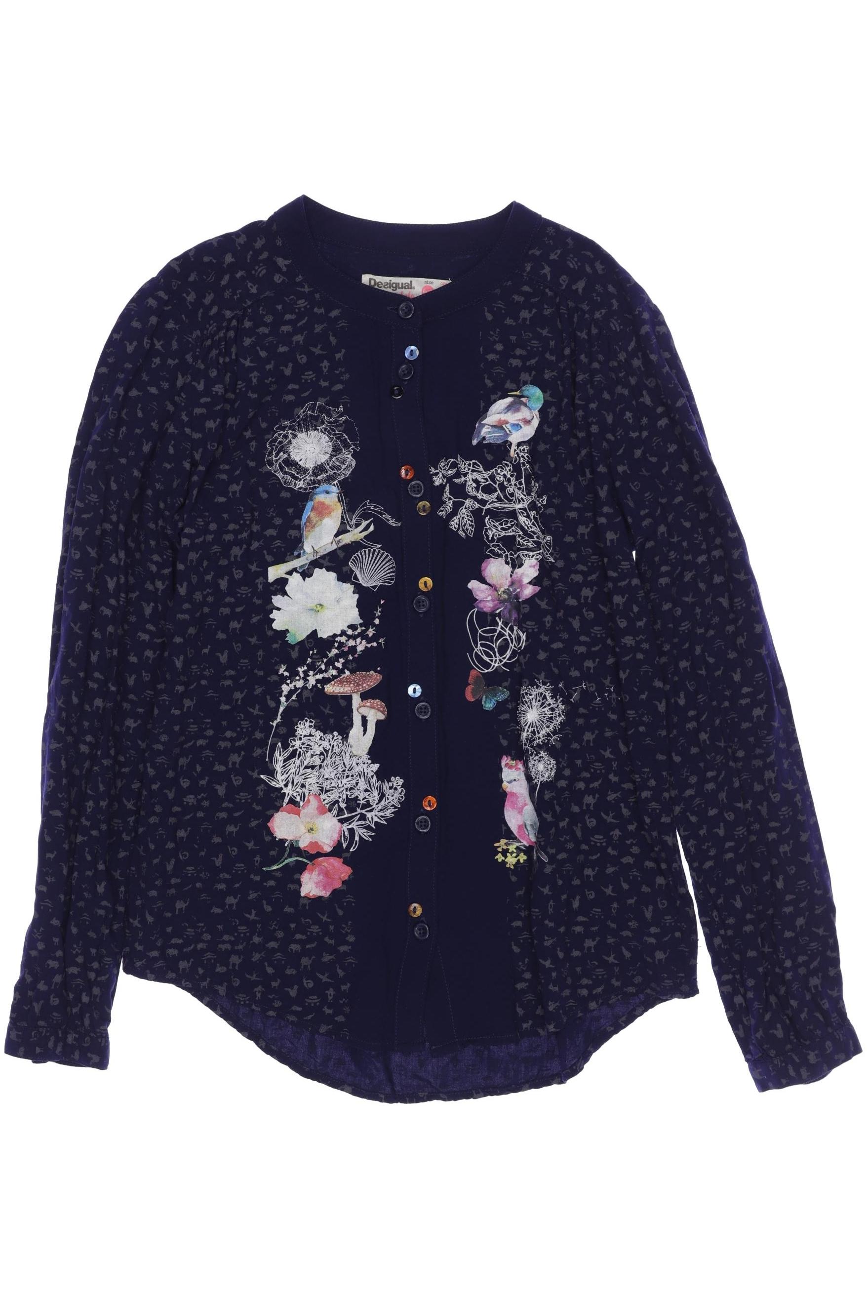 

Desigual Damen Bluse, marineblau, Gr. 134/140