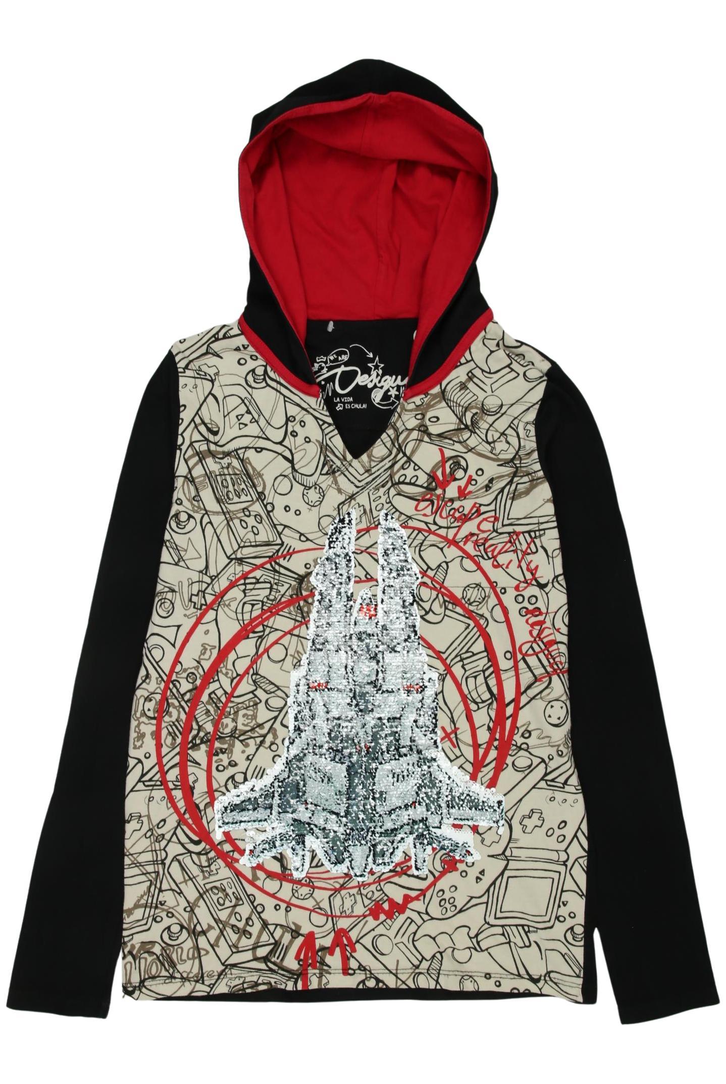 

Desigual Damen Hoodies & Sweater, mehrfarbig, Gr. 152
