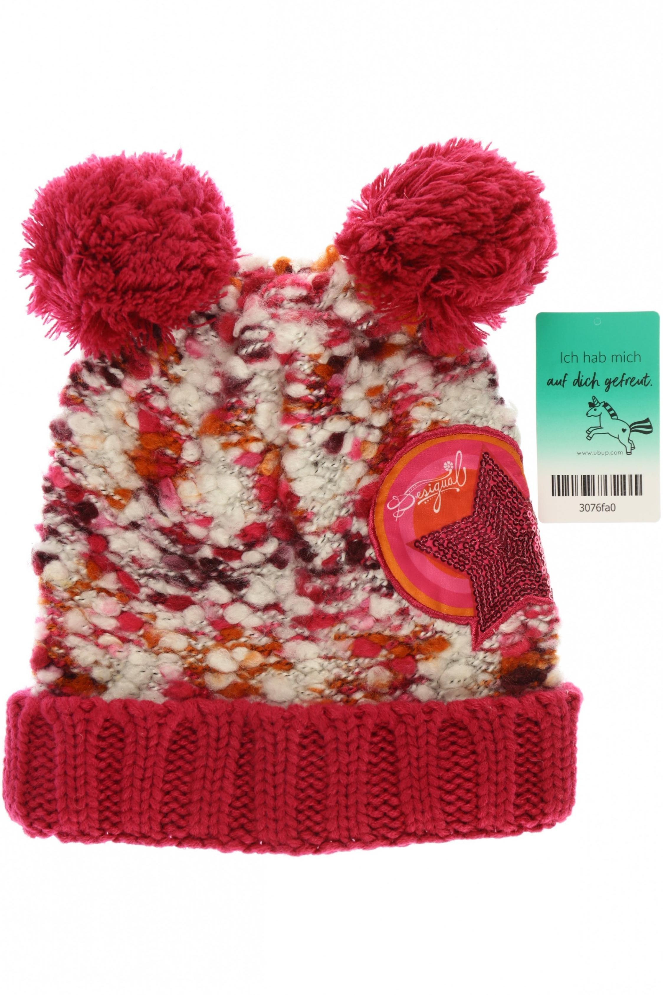 

Desigual Damen Hut/Mütze, pink, Gr. uni