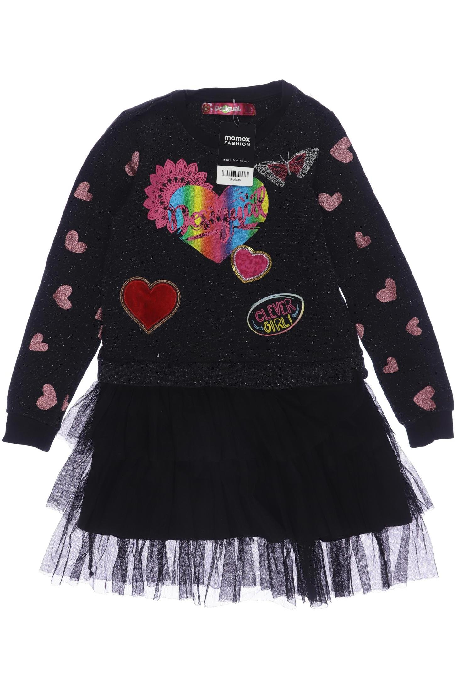 

Desigual Mädchen Kleid, schwarz