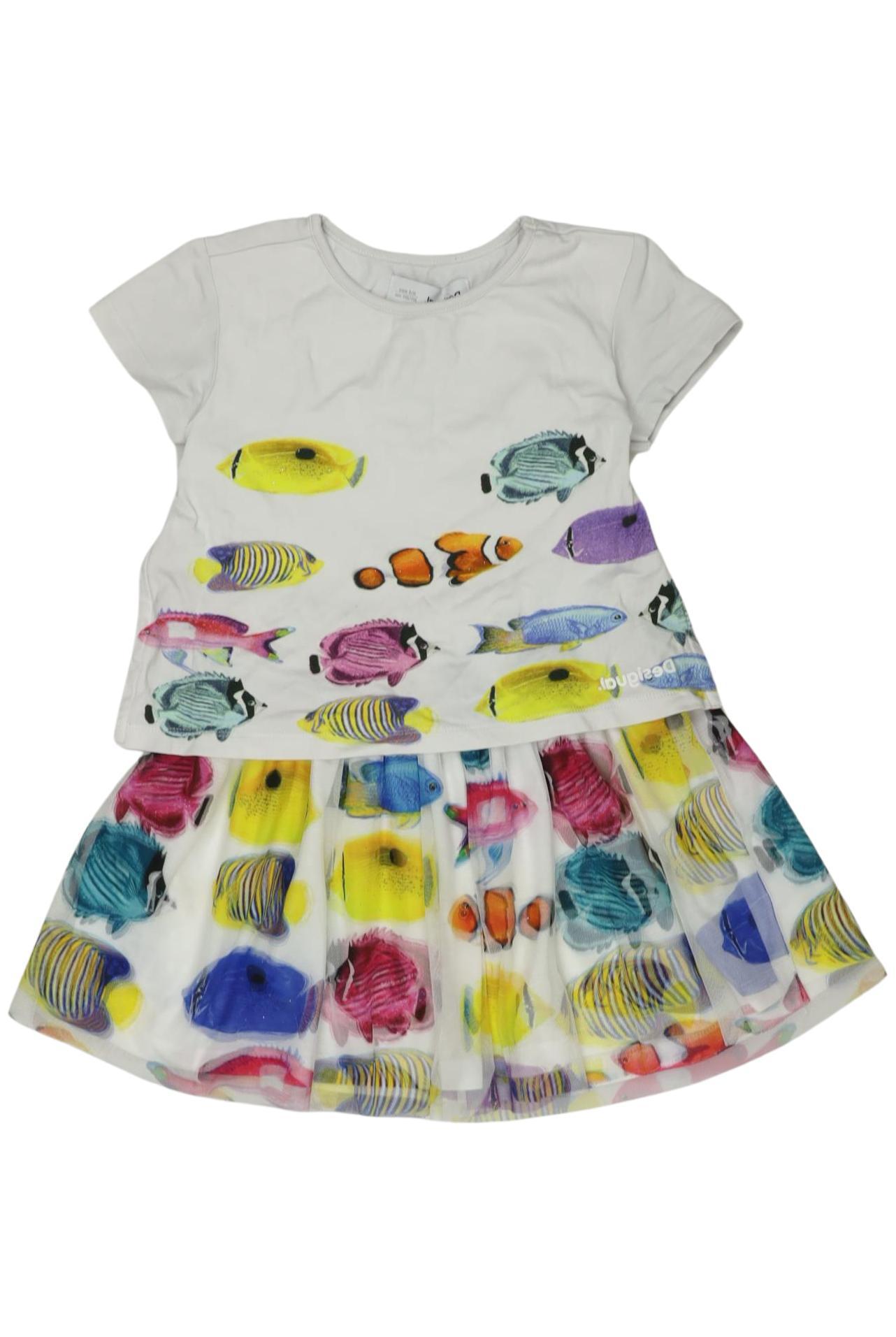 

Desigual Mädchen Kleid, weiß, Gr. 110/116