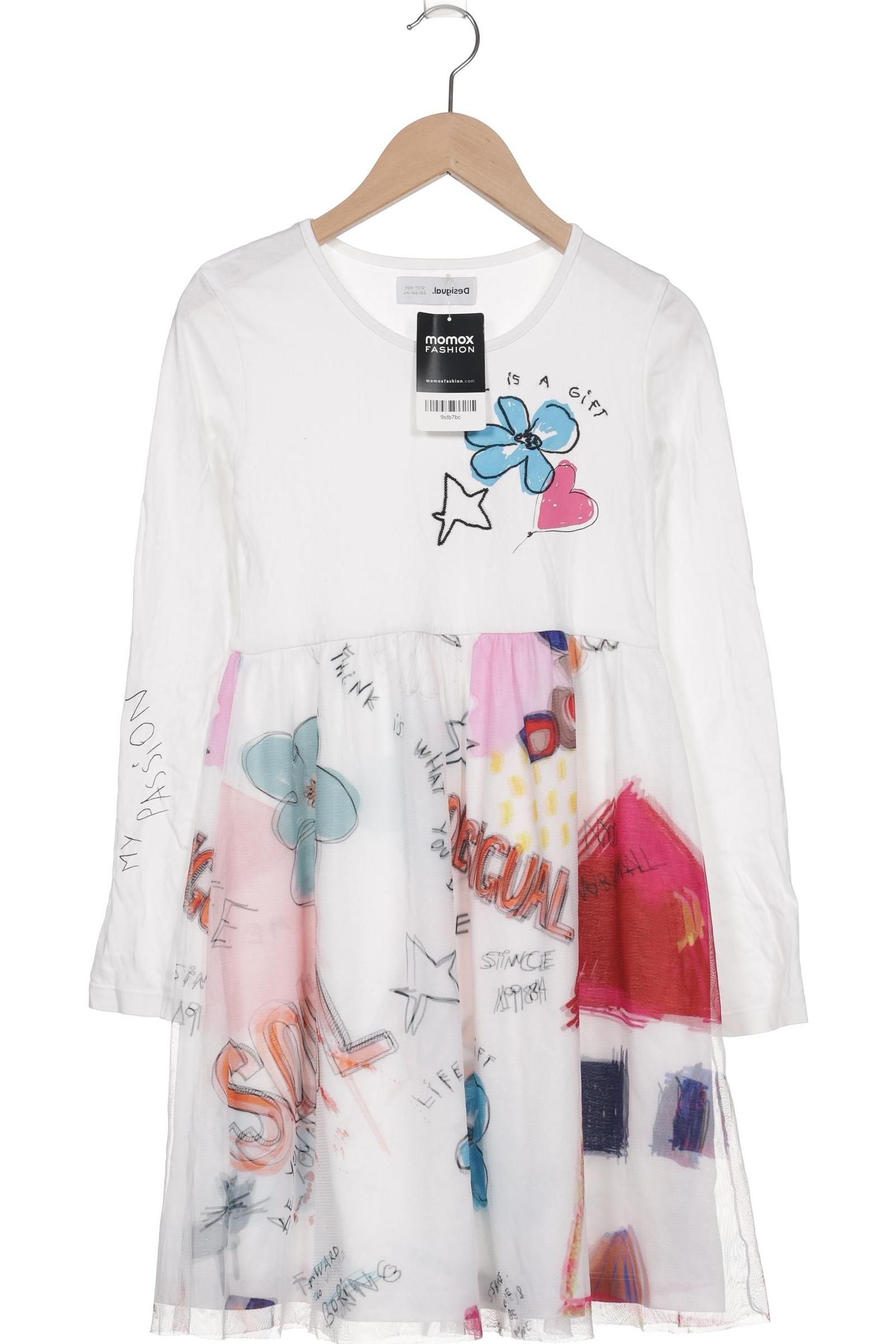 

Desigual Damen Kleid, weiß, Gr. 146/152
