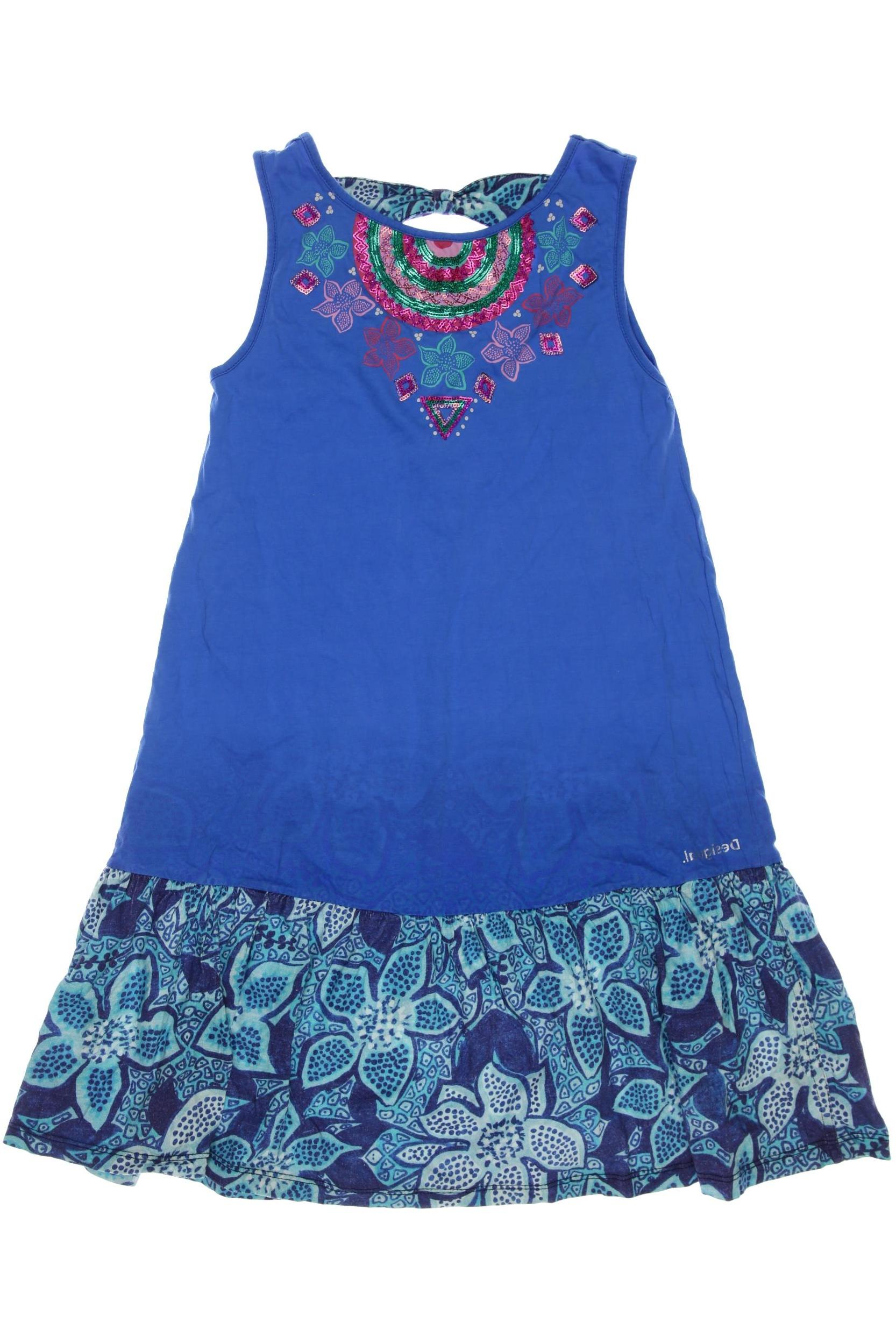 

Desigual Damen Kleid, blau, Gr. 146/152