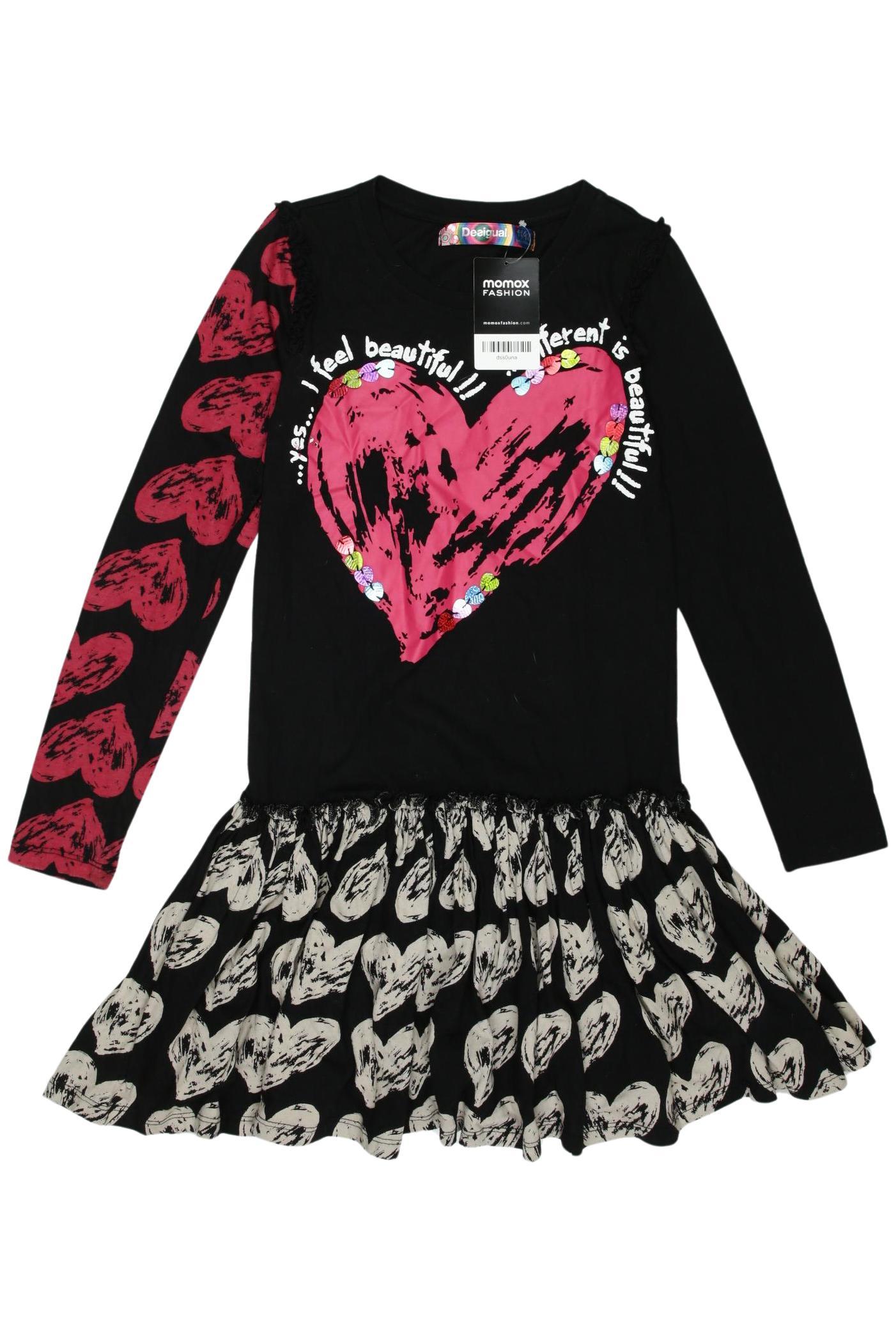 

Desigual Mädchen Kleid, schwarz, Gr. 146/152