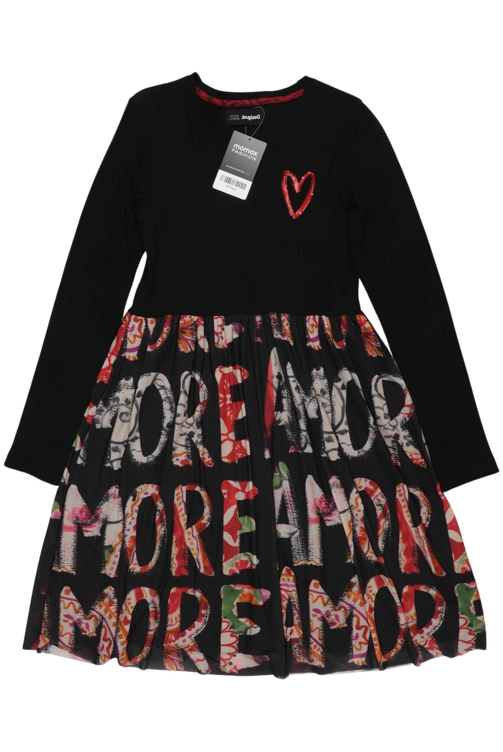 

Desigual Damen Kleid, schwarz, Gr. 146/152