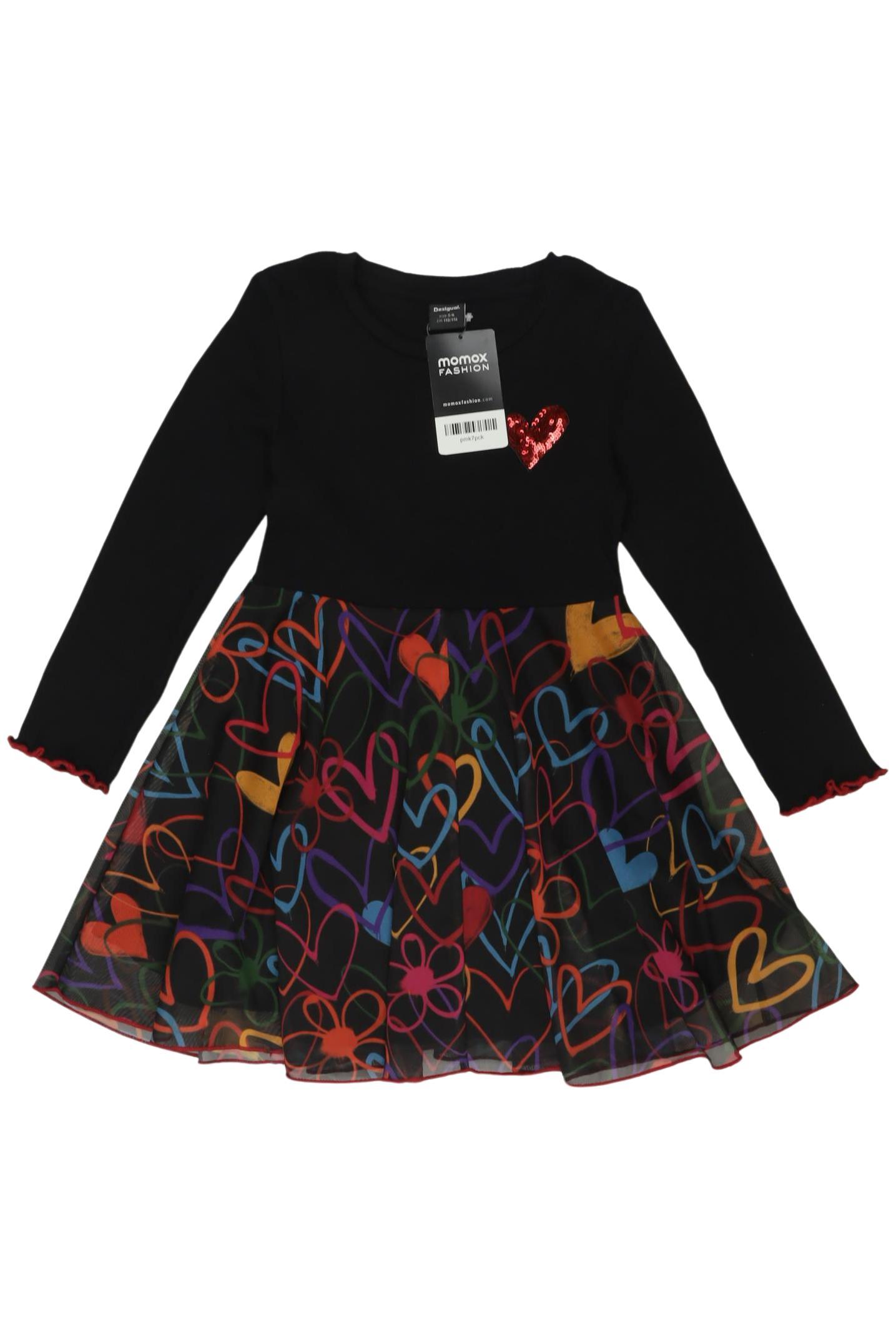 

Desigual Mädchen Kleid, schwarz, Gr. 110/116