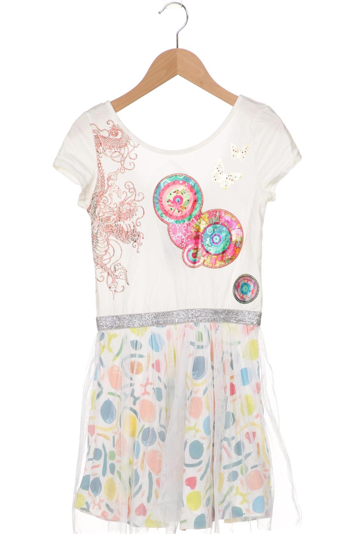 

Desigual Mädchen Kleid, weiß