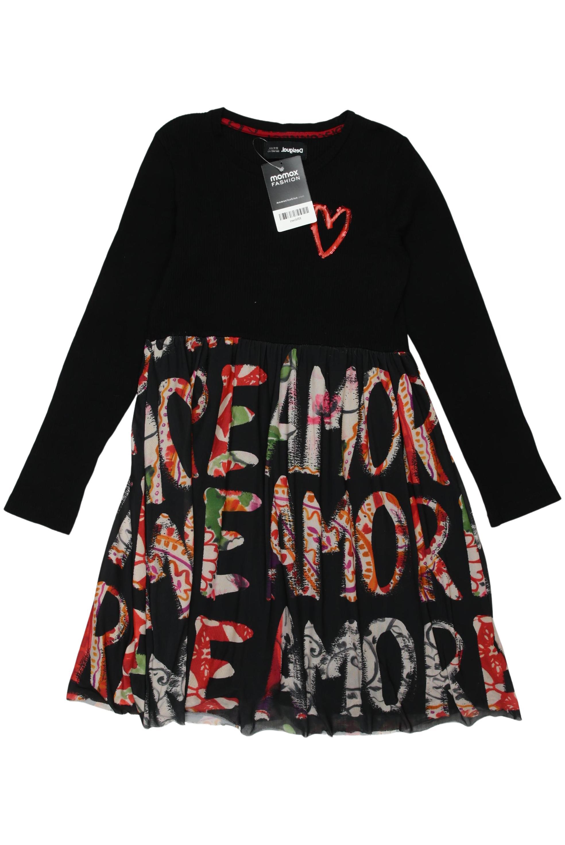 

Desigual Damen Kleid, schwarz, Gr. 134/140