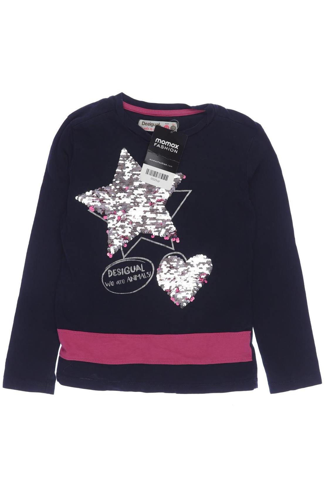 

Desigual Mädchen Langarmshirt, marineblau
