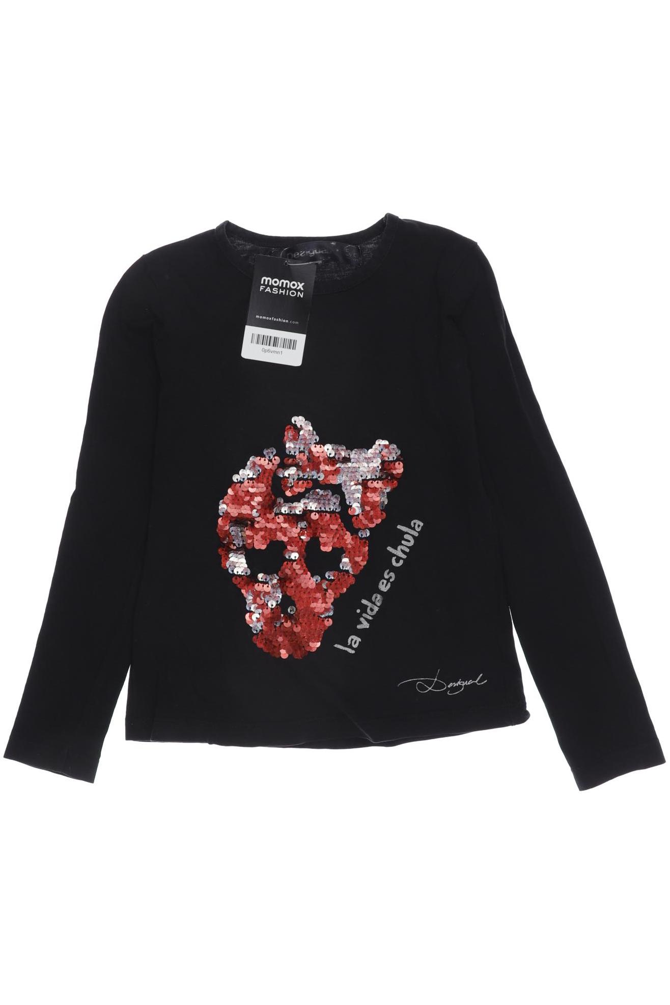 

Desigual Damen Langarmshirt, schwarz, Gr. 116