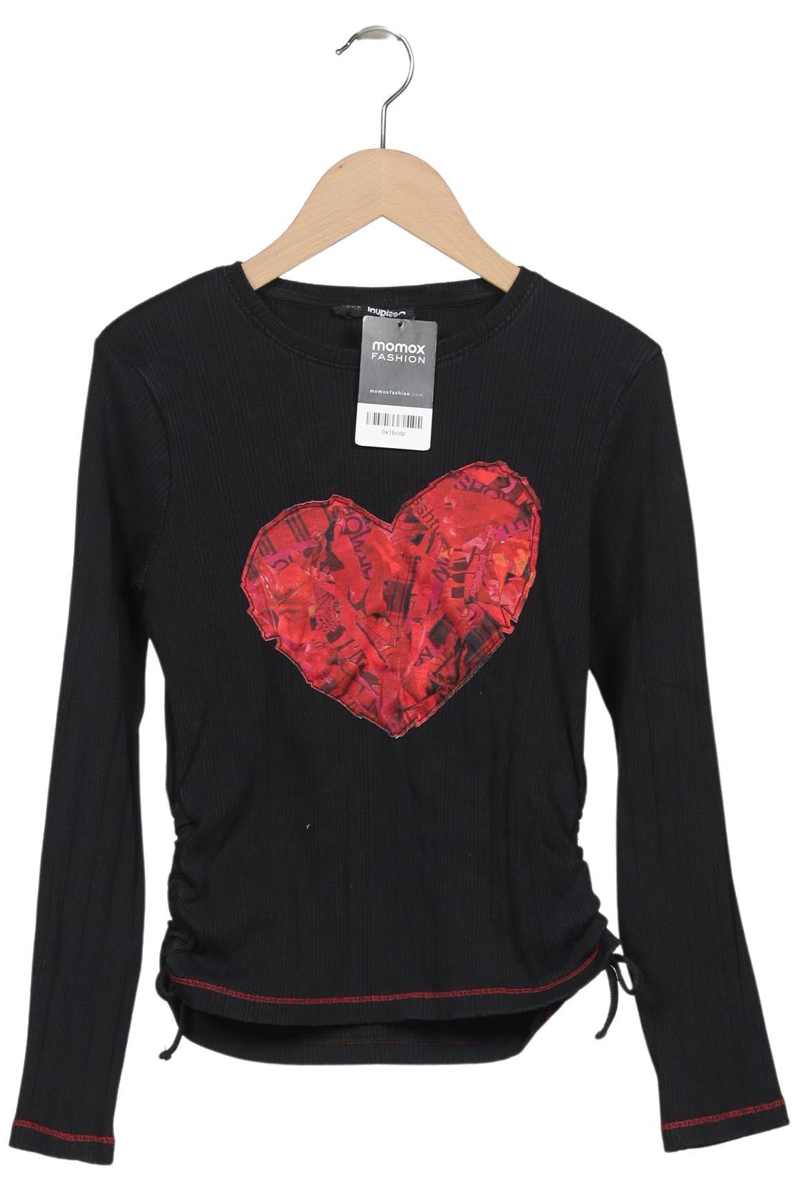 

Desigual Damen Langarmshirt, schwarz, Gr. 146/152