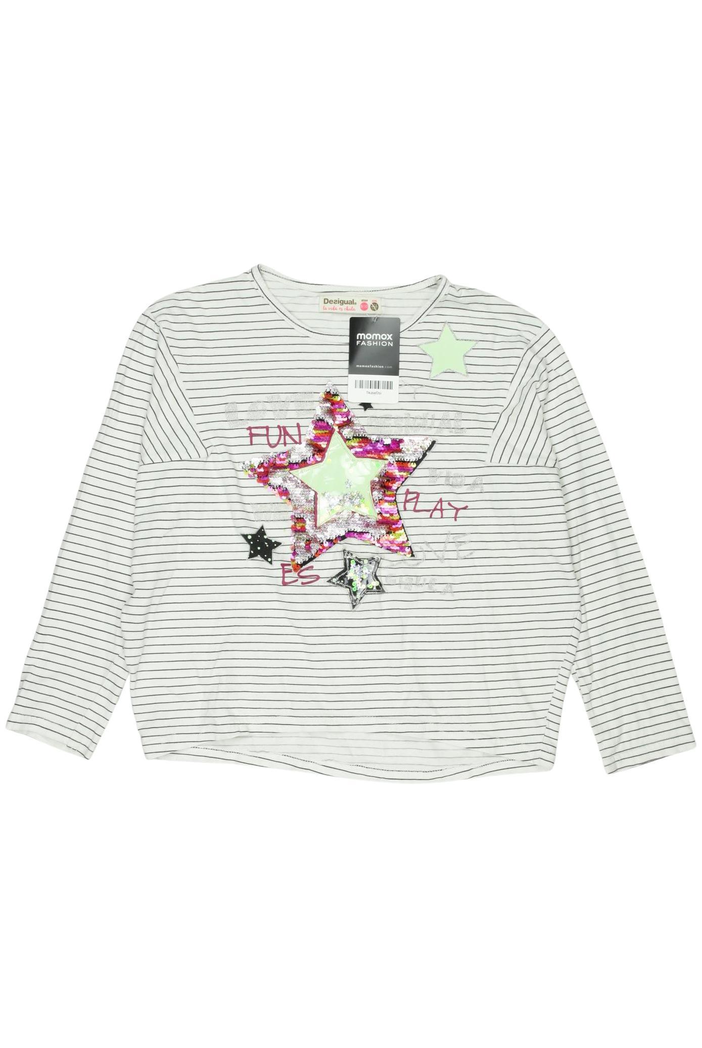 

Desigual Mädchen Langarmshirt, weiß, Gr. 134