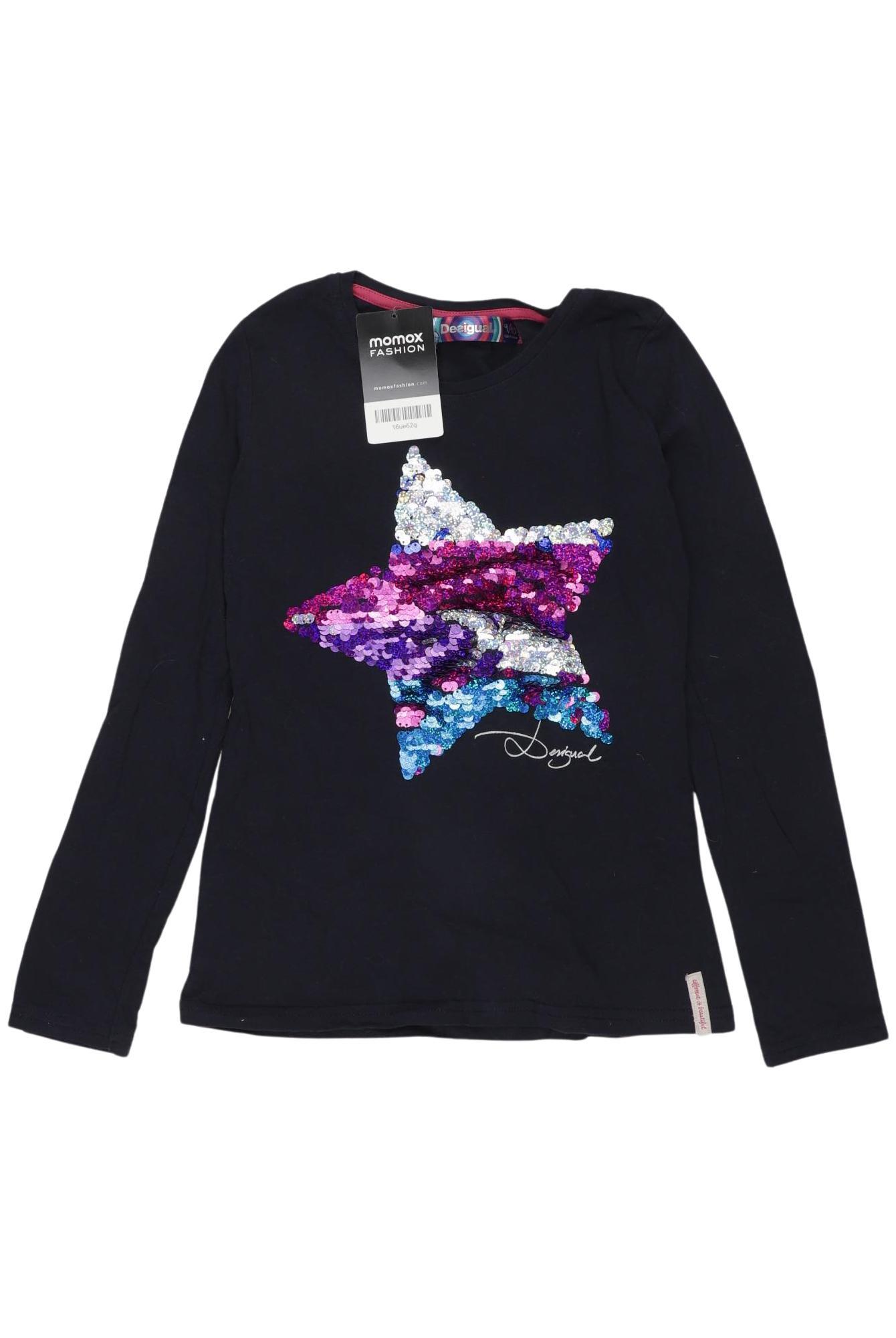 

Desigual Damen Langarmshirt, marineblau, Gr. 134/140