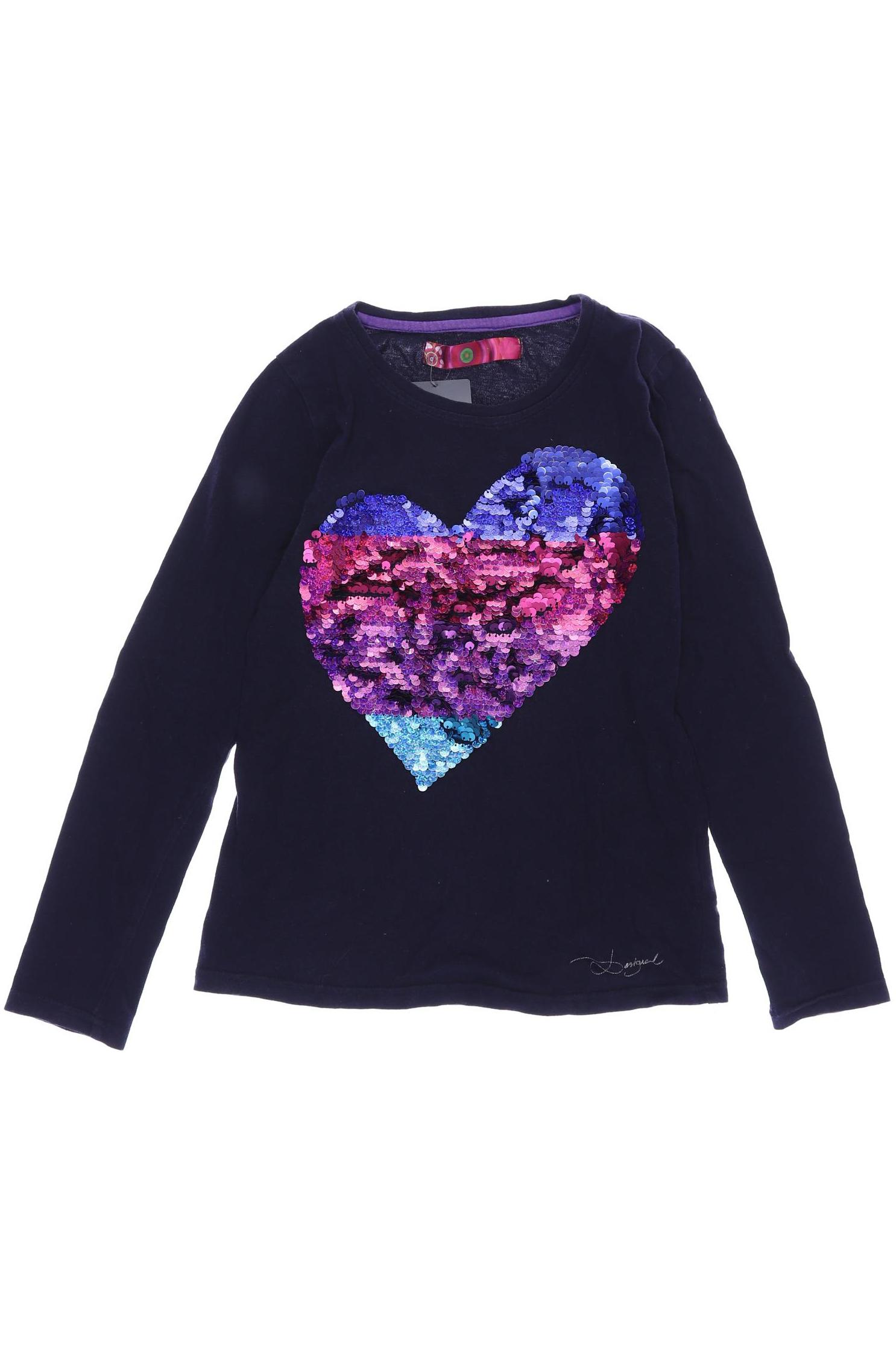 

Desigual Mädchen Langarmshirt, marineblau