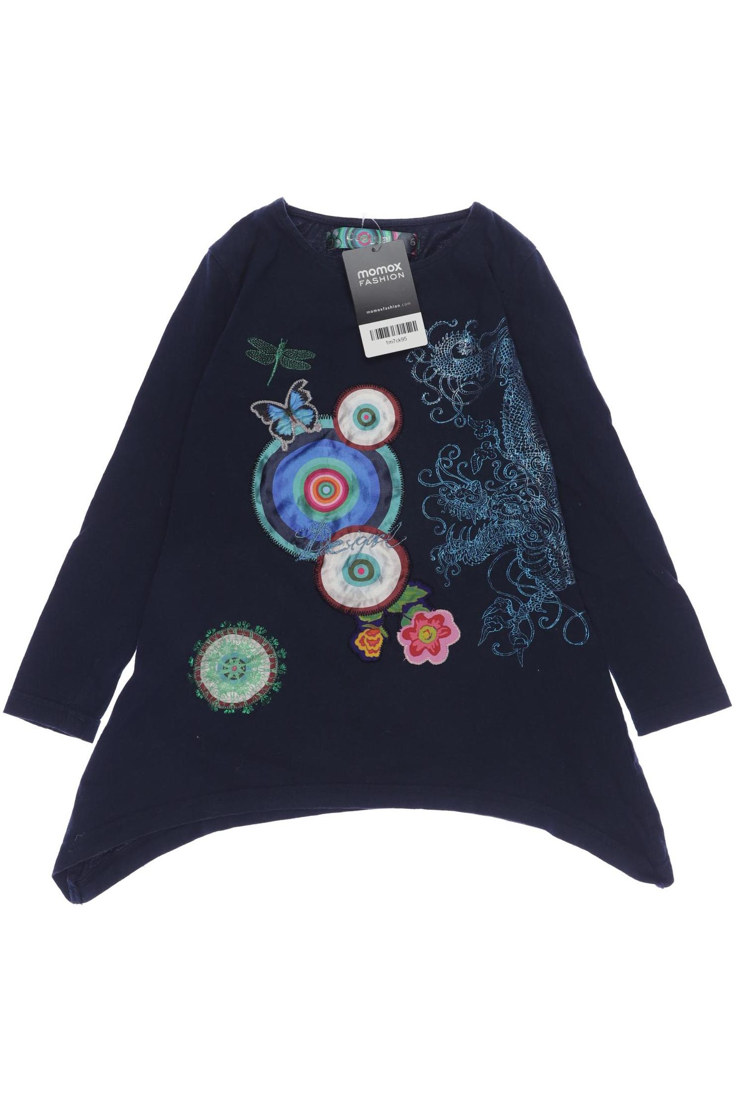 

Desigual Mädchen Langarmshirt, marineblau