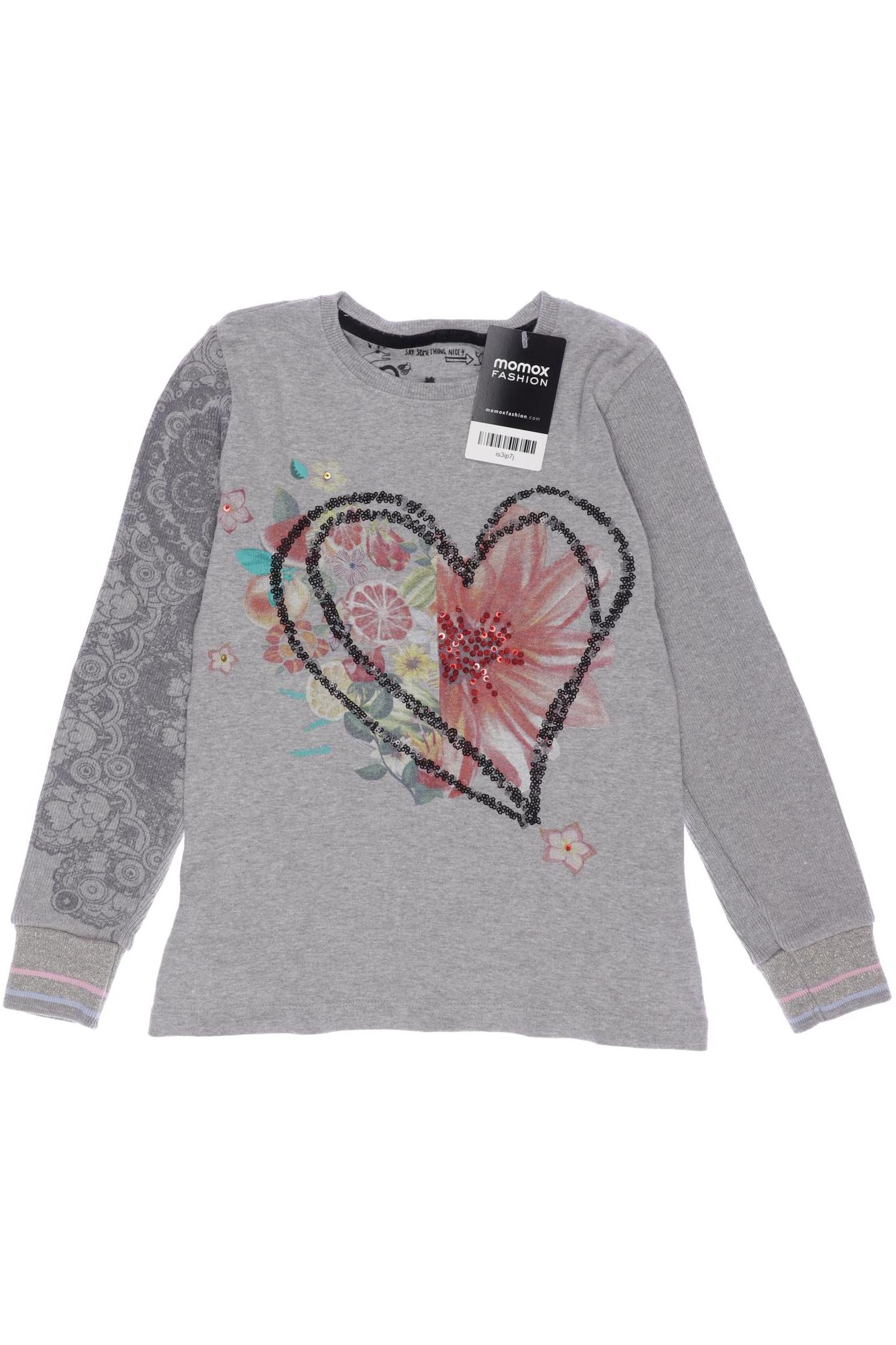 

Desigual Damen Langarmshirt, grau, Gr. 128