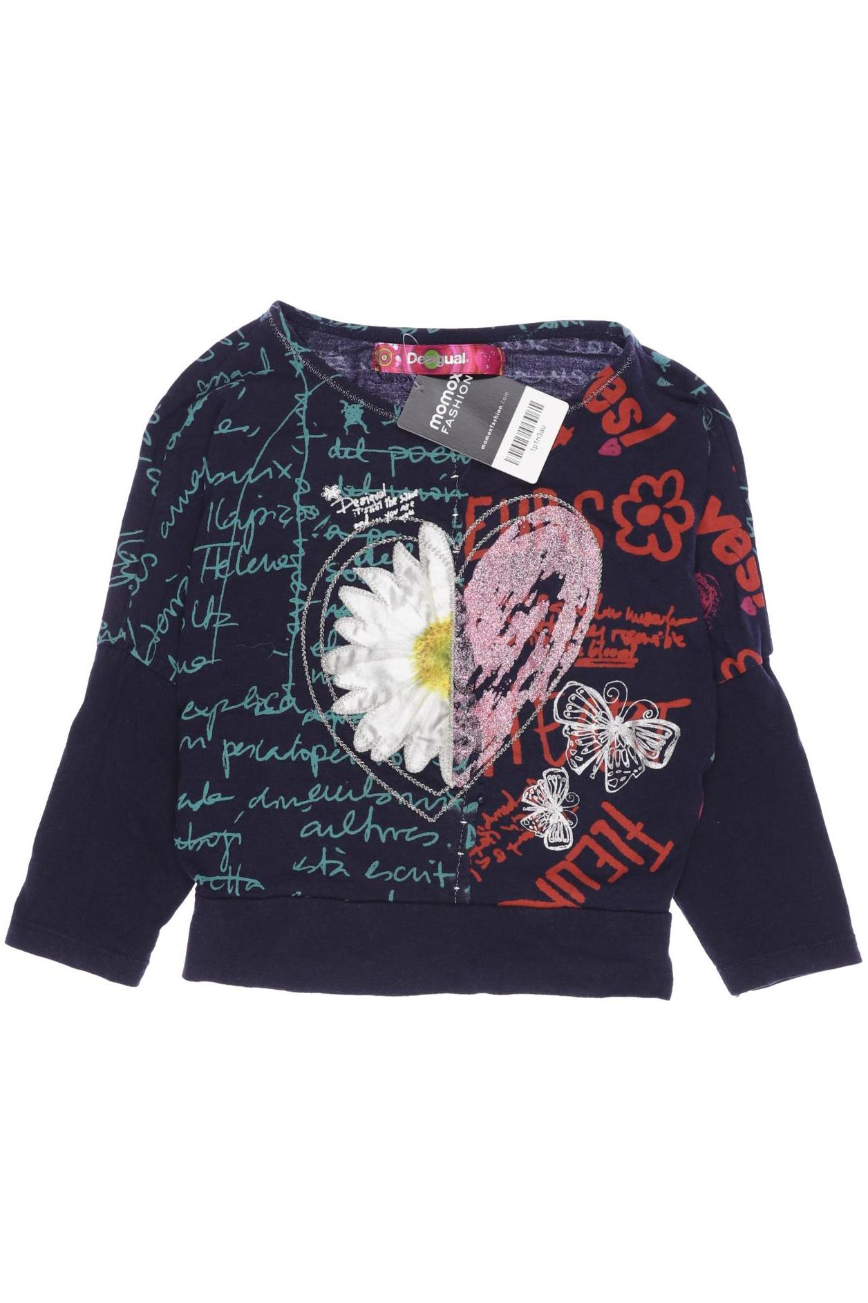 

Desigual Damen Langarmshirt, marineblau, Gr. 134