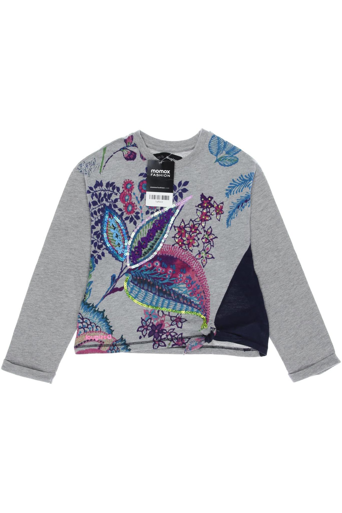 

Desigual Damen Langarmshirt, grau, Gr. 122/128