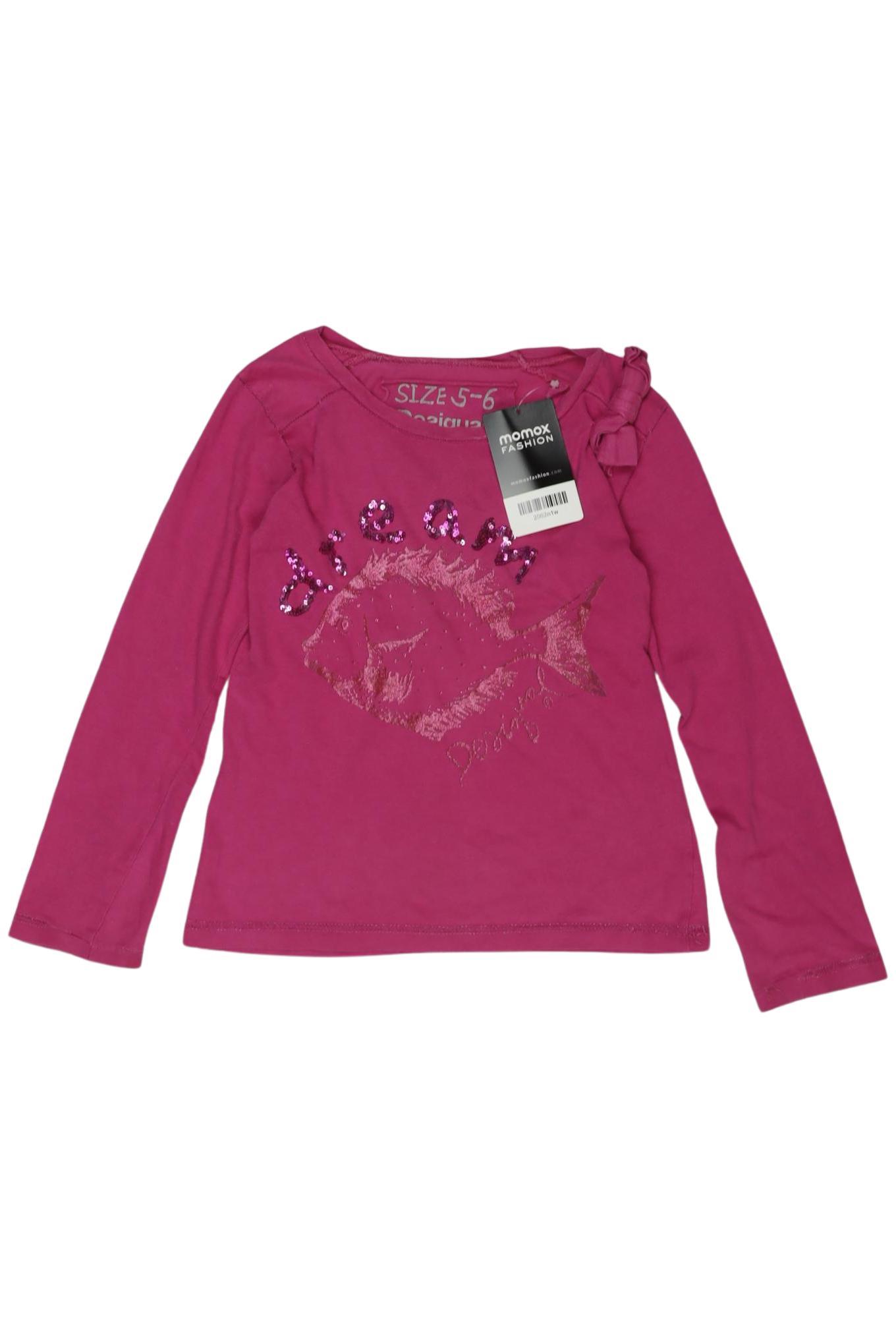 

Desigual Mädchen Langarmshirt, pink, Gr. 116