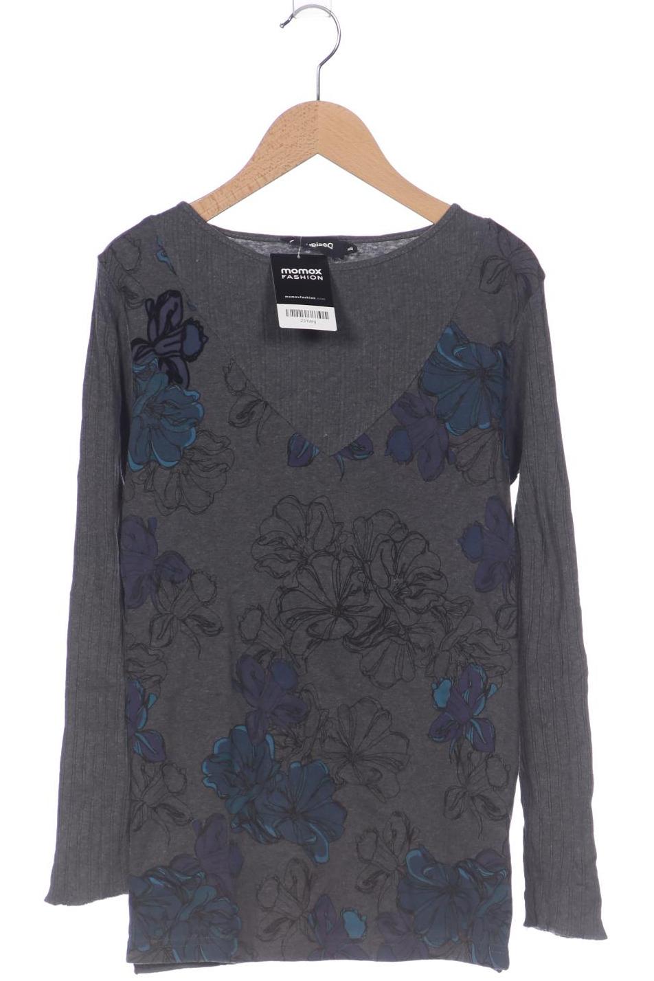 

Desigual Damen Langarmshirt, grau, Gr. 122