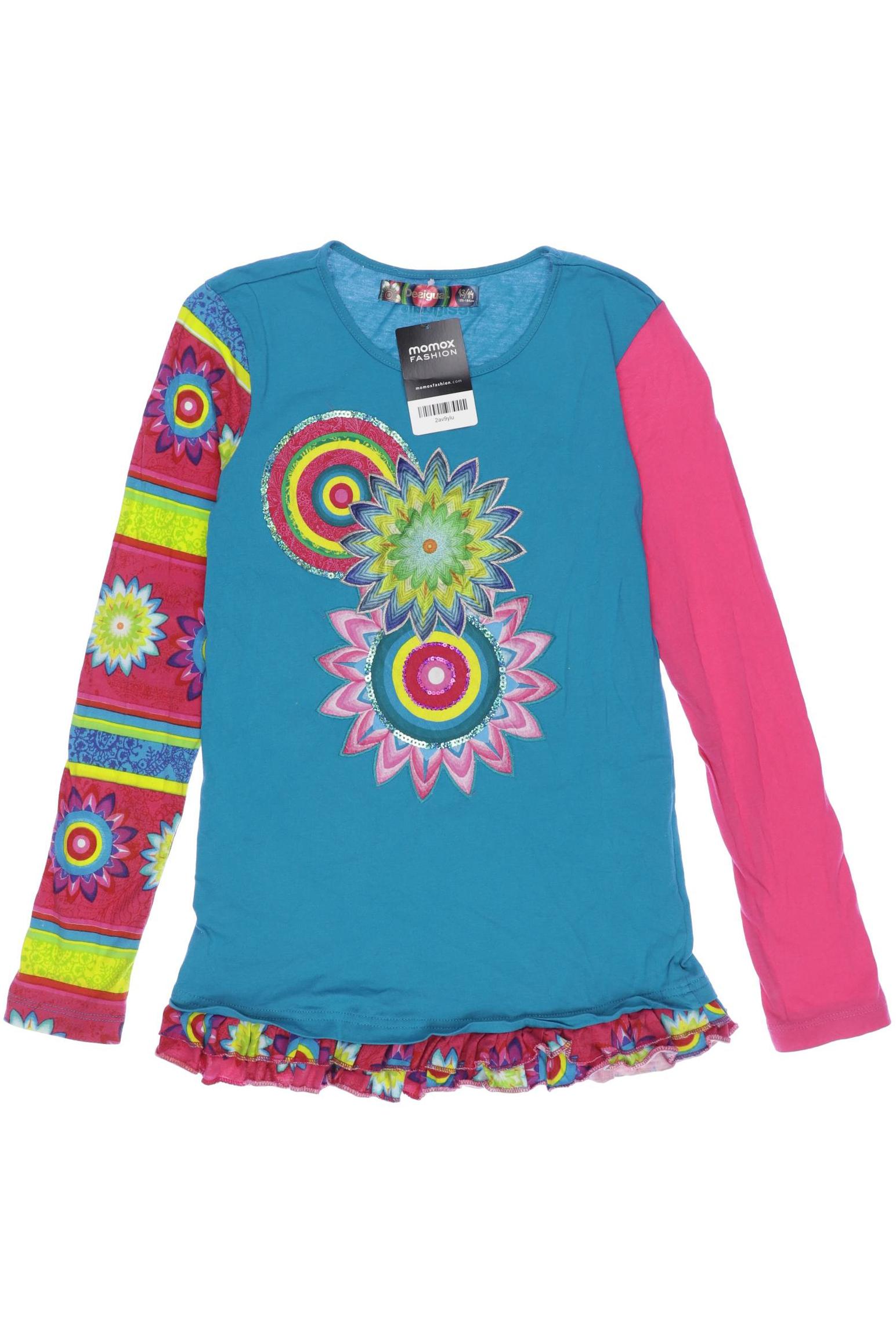 

Desigual Damen Langarmshirt, blau, Gr. 158