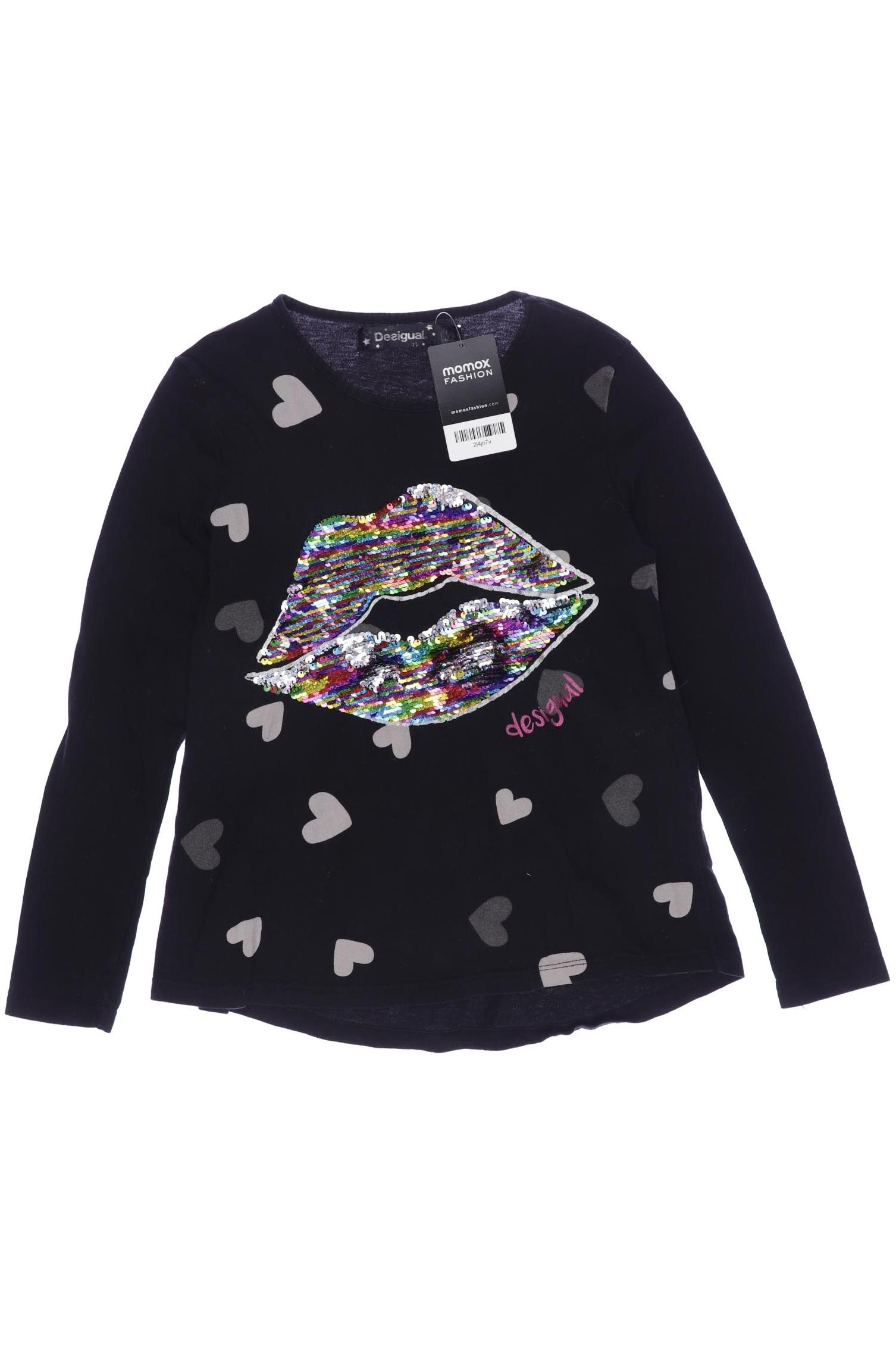 

Desigual Damen Langarmshirt, schwarz, Gr. 134/140