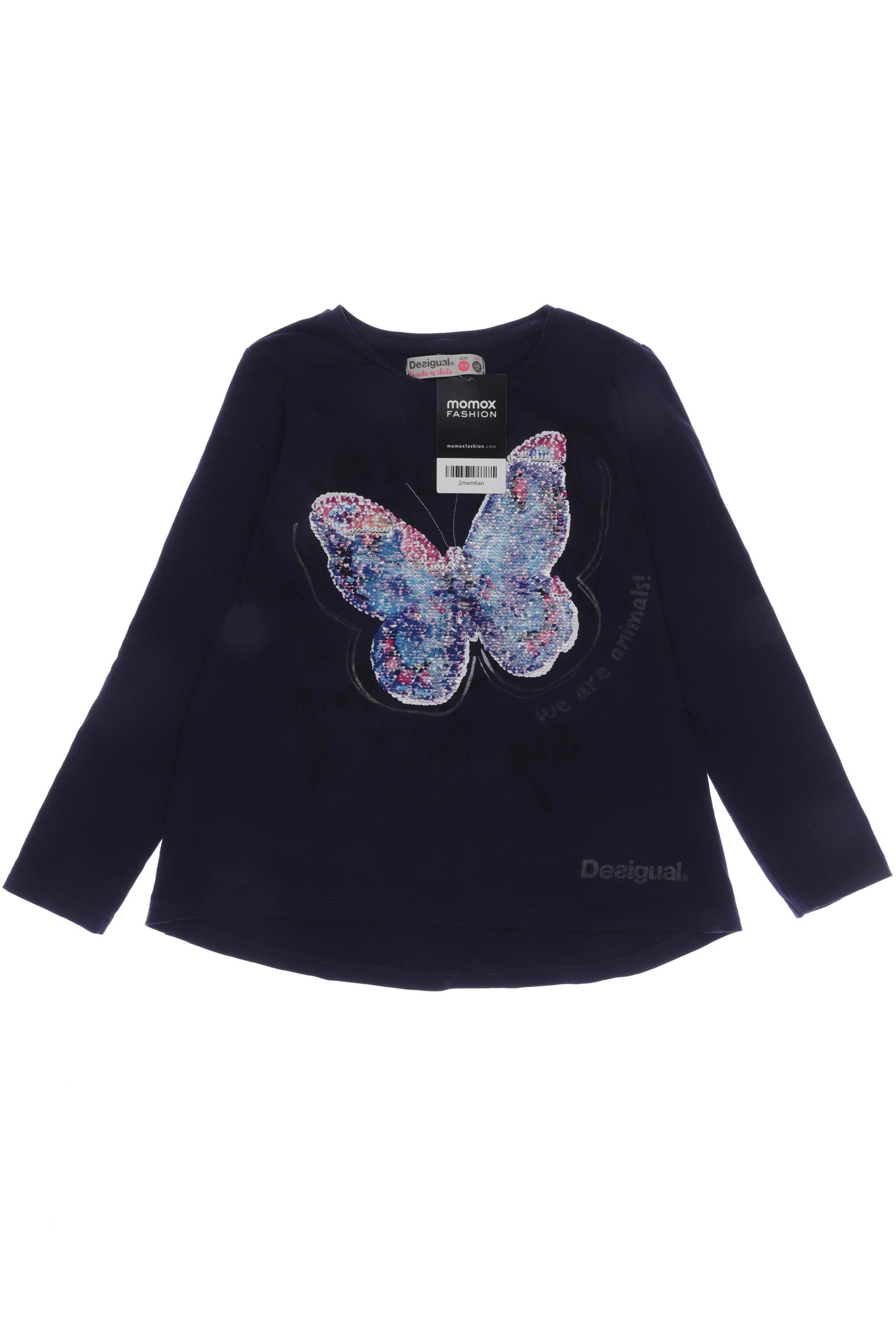 

Desigual Mädchen Langarmshirt, marineblau