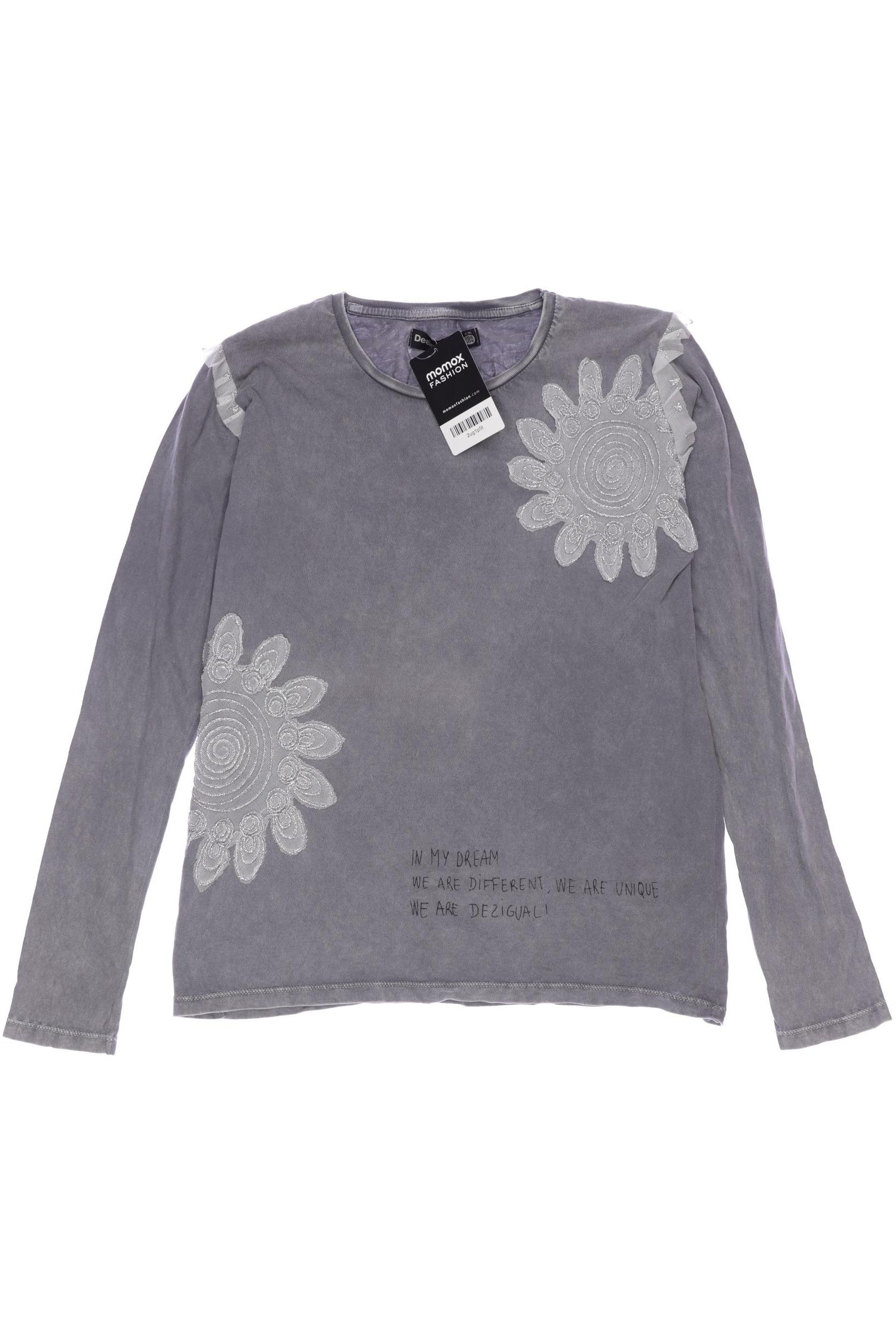 

Desigual Damen Langarmshirt, grau, Gr. 164